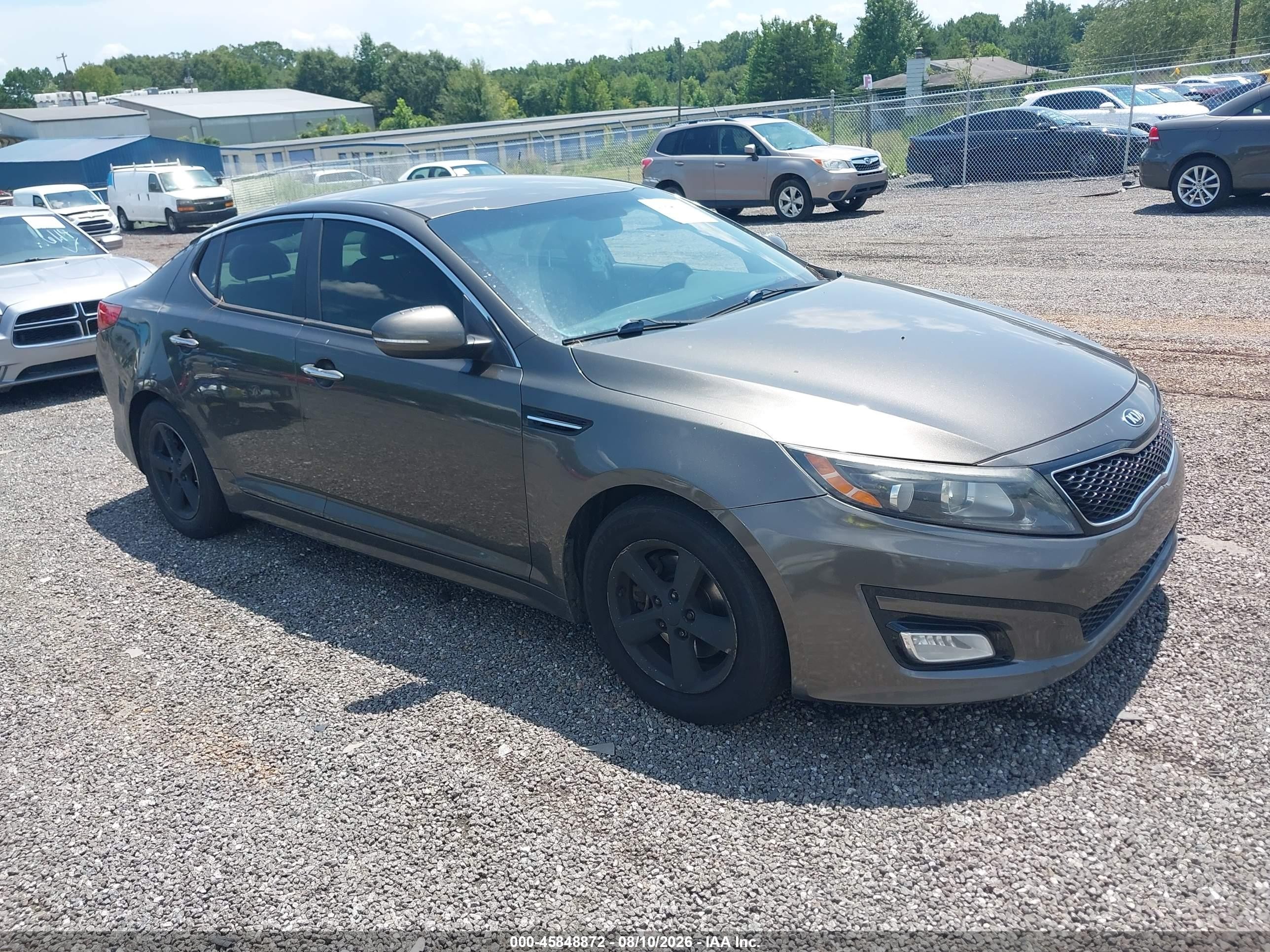 2015 Kia Optima LX, VIN 5XXGM4A75FG375444 — Обычный износ