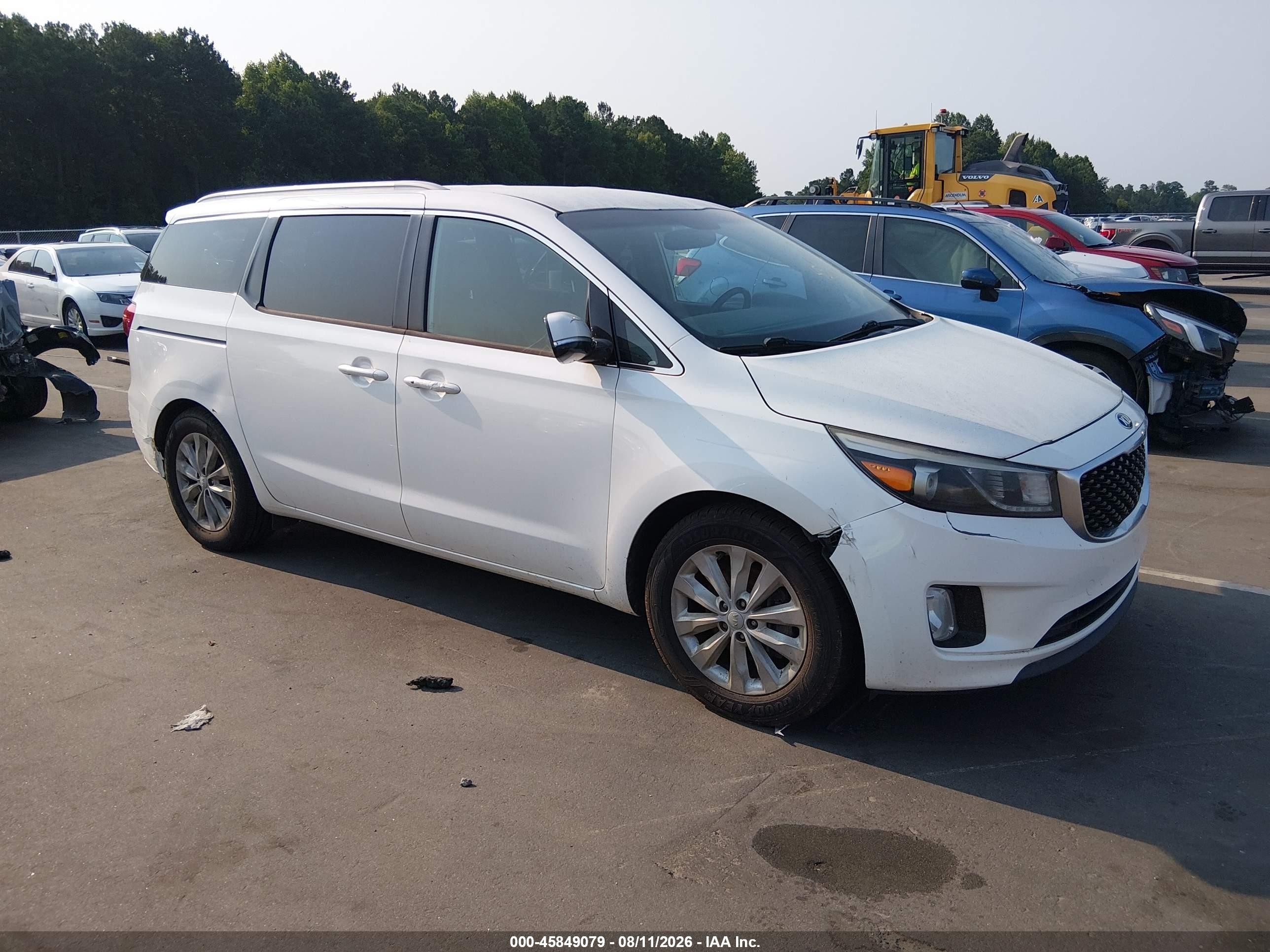 2015 Kia Sedona EX, VIN KNDMC5C12F6025935 — Обычный износ