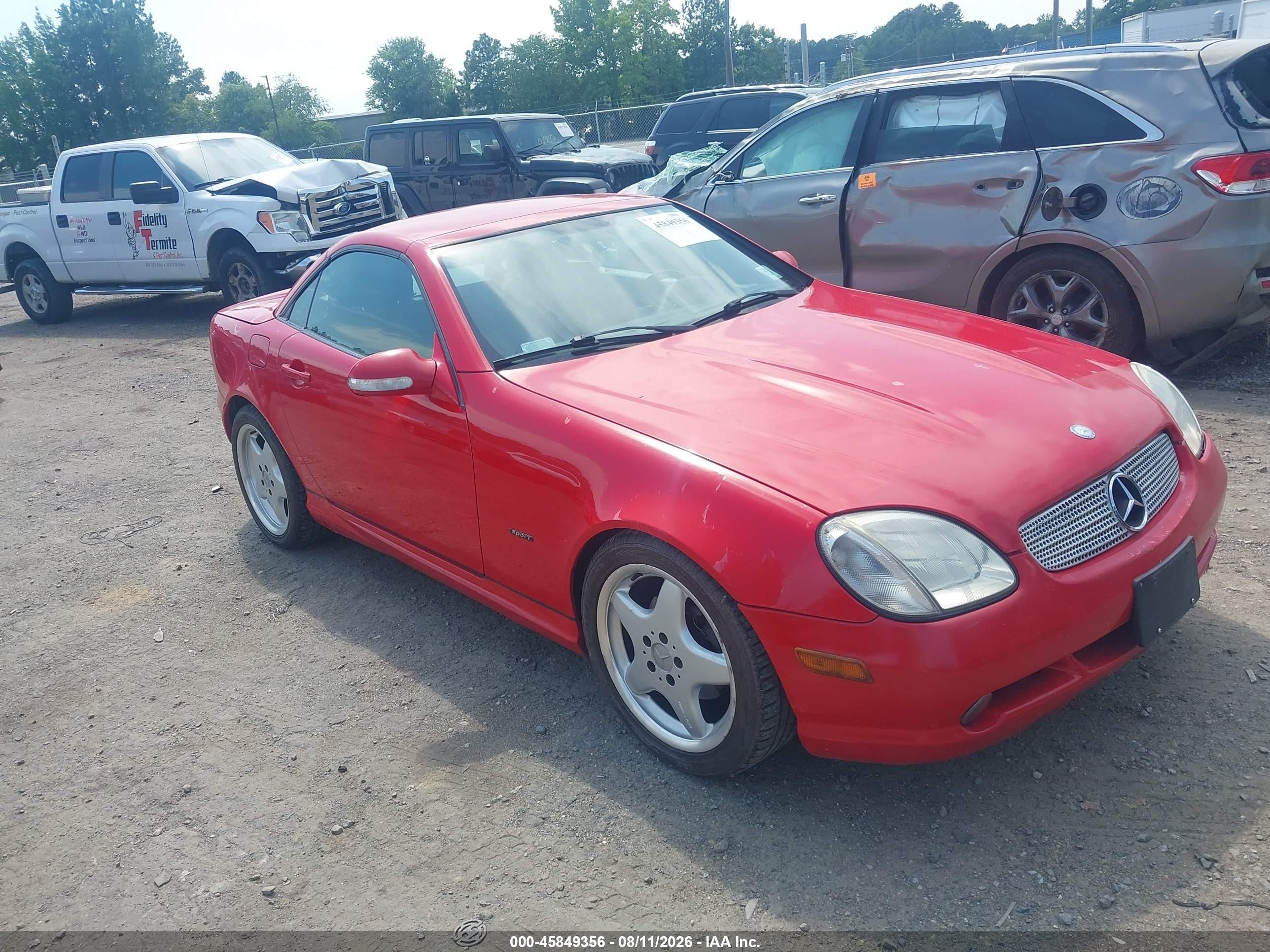 2001 Mercedes-Benz SLK 230 Kompressor, VIN WDBKK49F01F182250 — Обычный износ