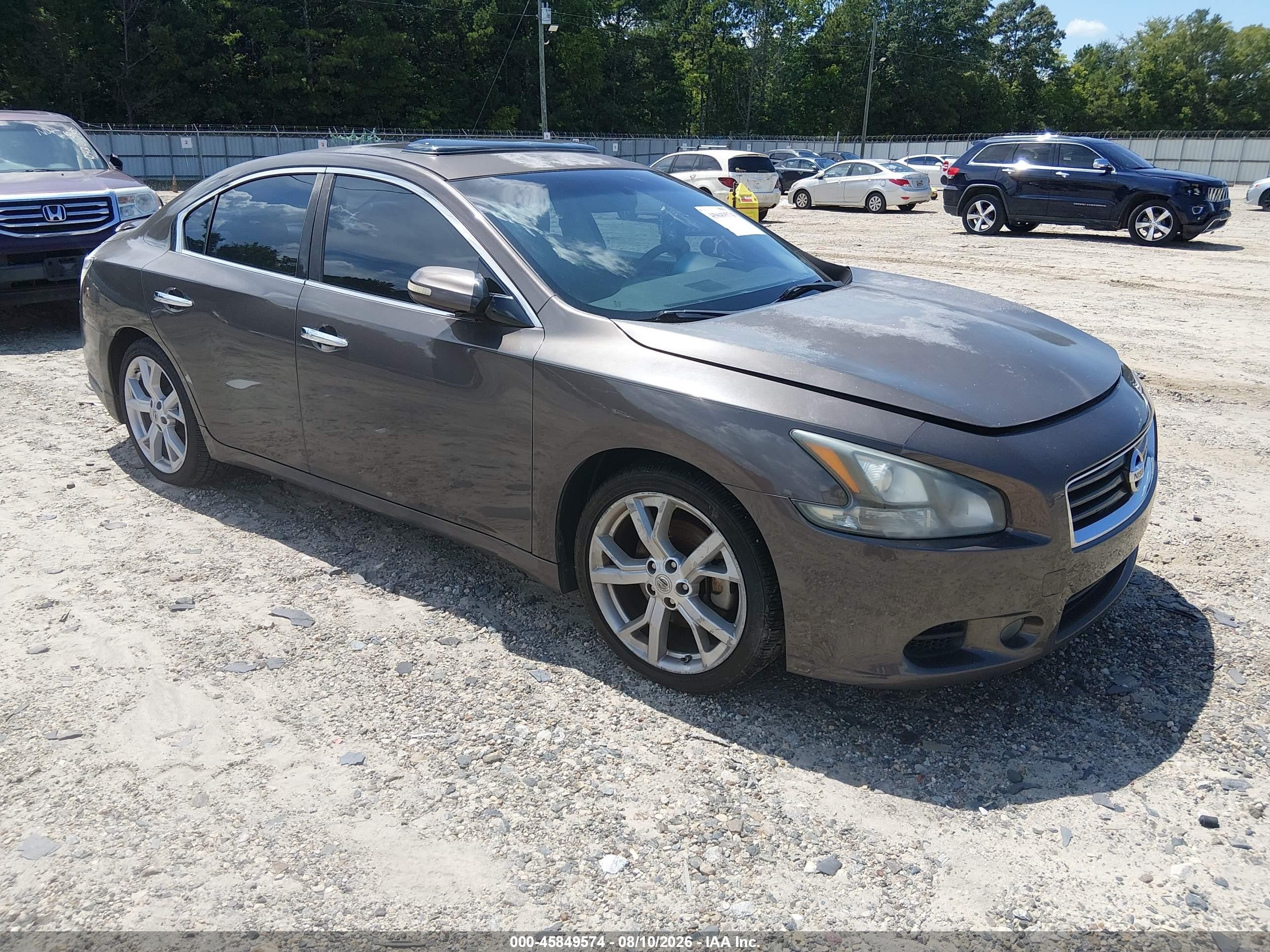 2012 Nissan Maxima SV, VIN 1N4AA5APXCC842086 — Normal wear