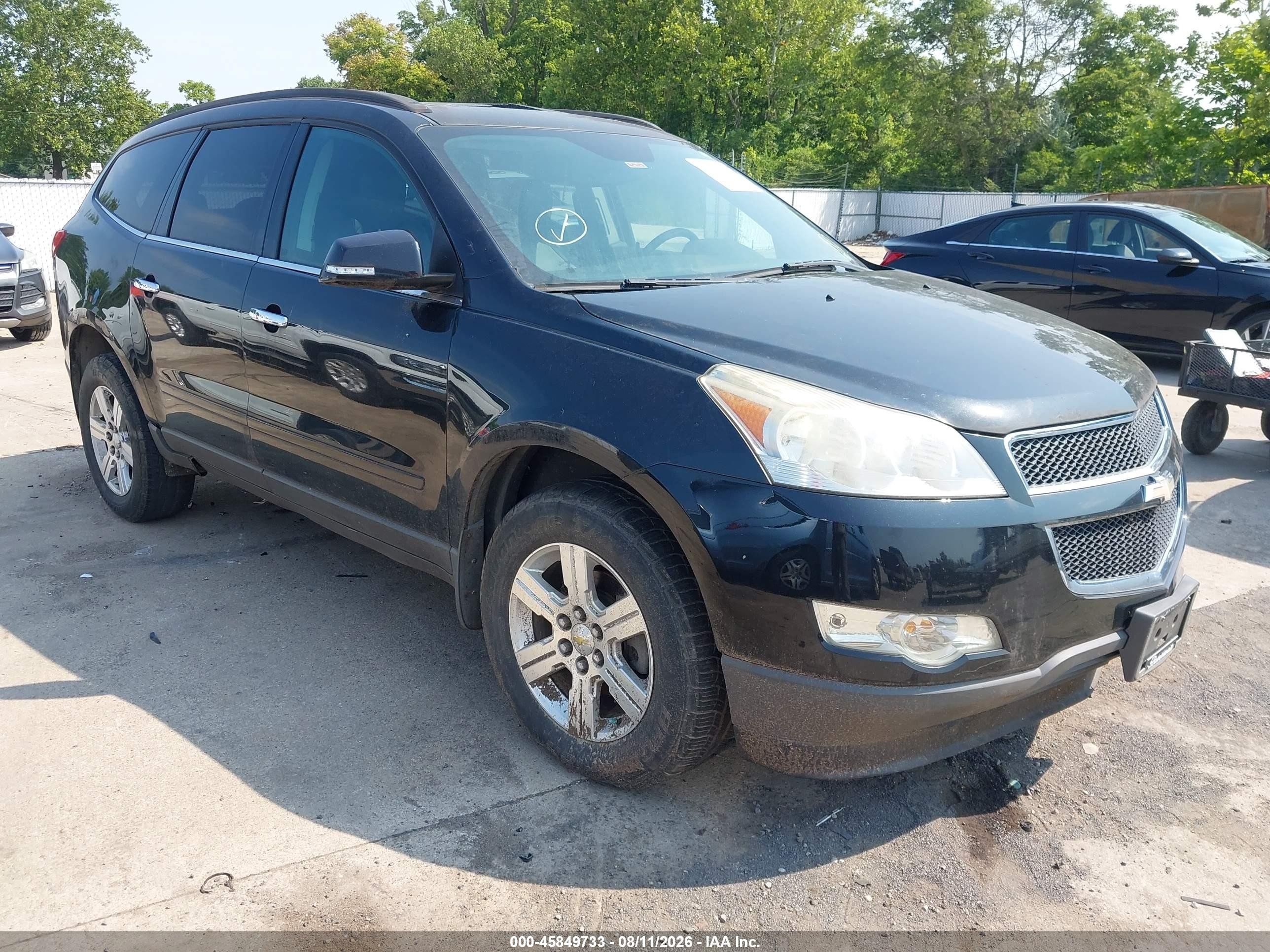 2012 Chevrolet Traverse 2LT, VIN 1GNKRJED9CJ271631 — Roof