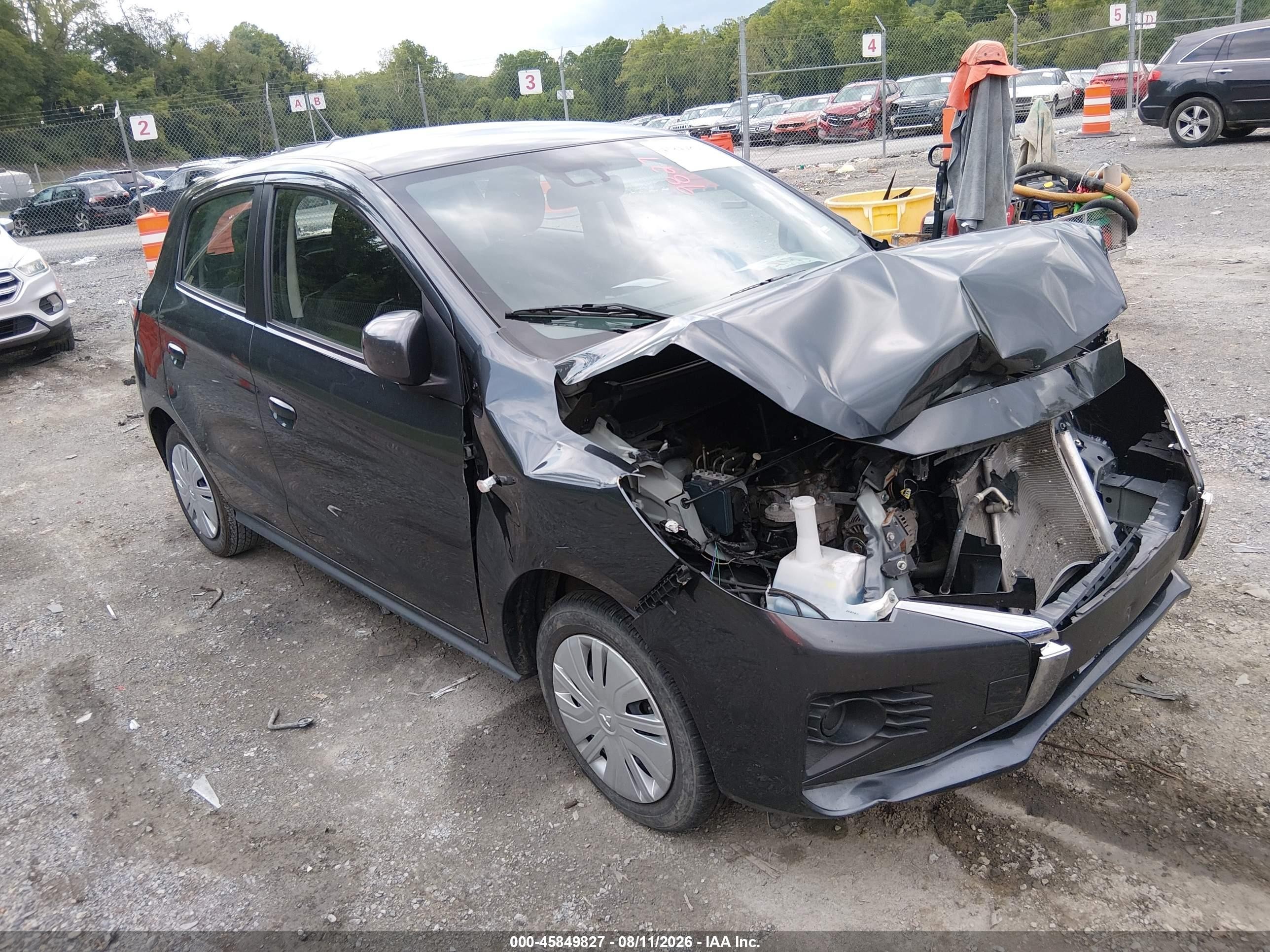 2024 Mitsubishi Mirage ES, VIN ML32AUHJXRH021305 — Front end