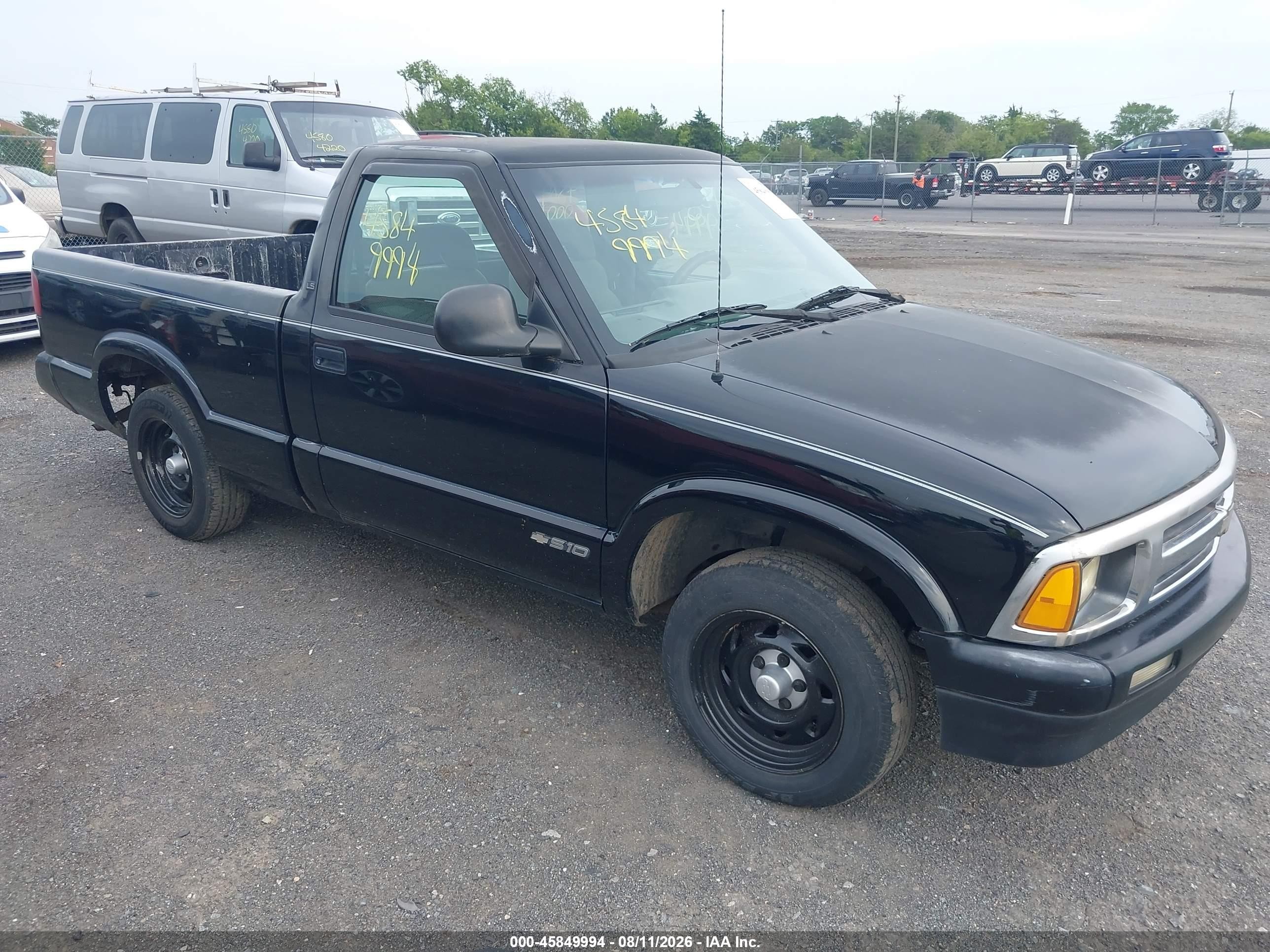 1997 Chevrolet S-10 LS, VIN 1GCCS1440VK109306 — Обычный износ