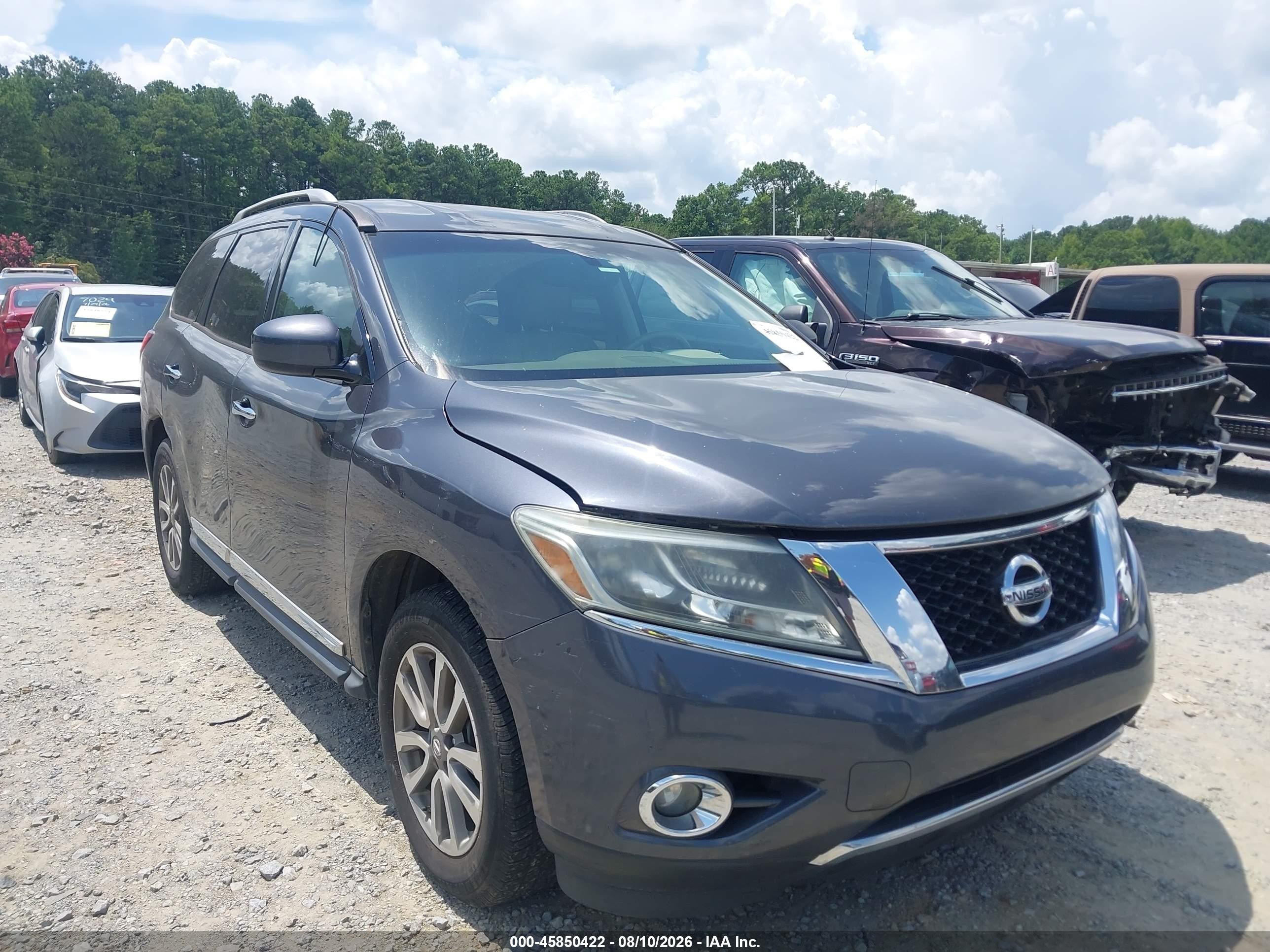 2013 Nissan Pathfinder SV, VIN 5N1AR2MN4DC684708 — Обычный износ