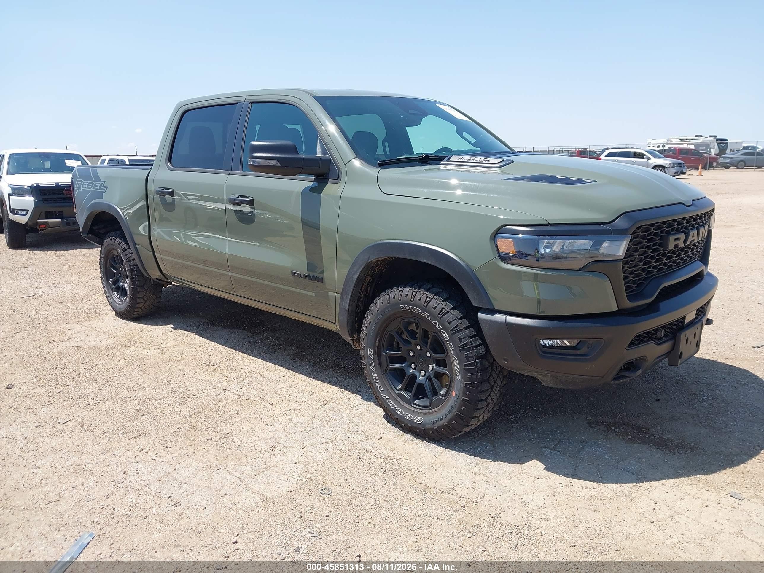 2026 Ram 1500 Rebel, VIN 1C6SRFLP9TN264486 — Rear end