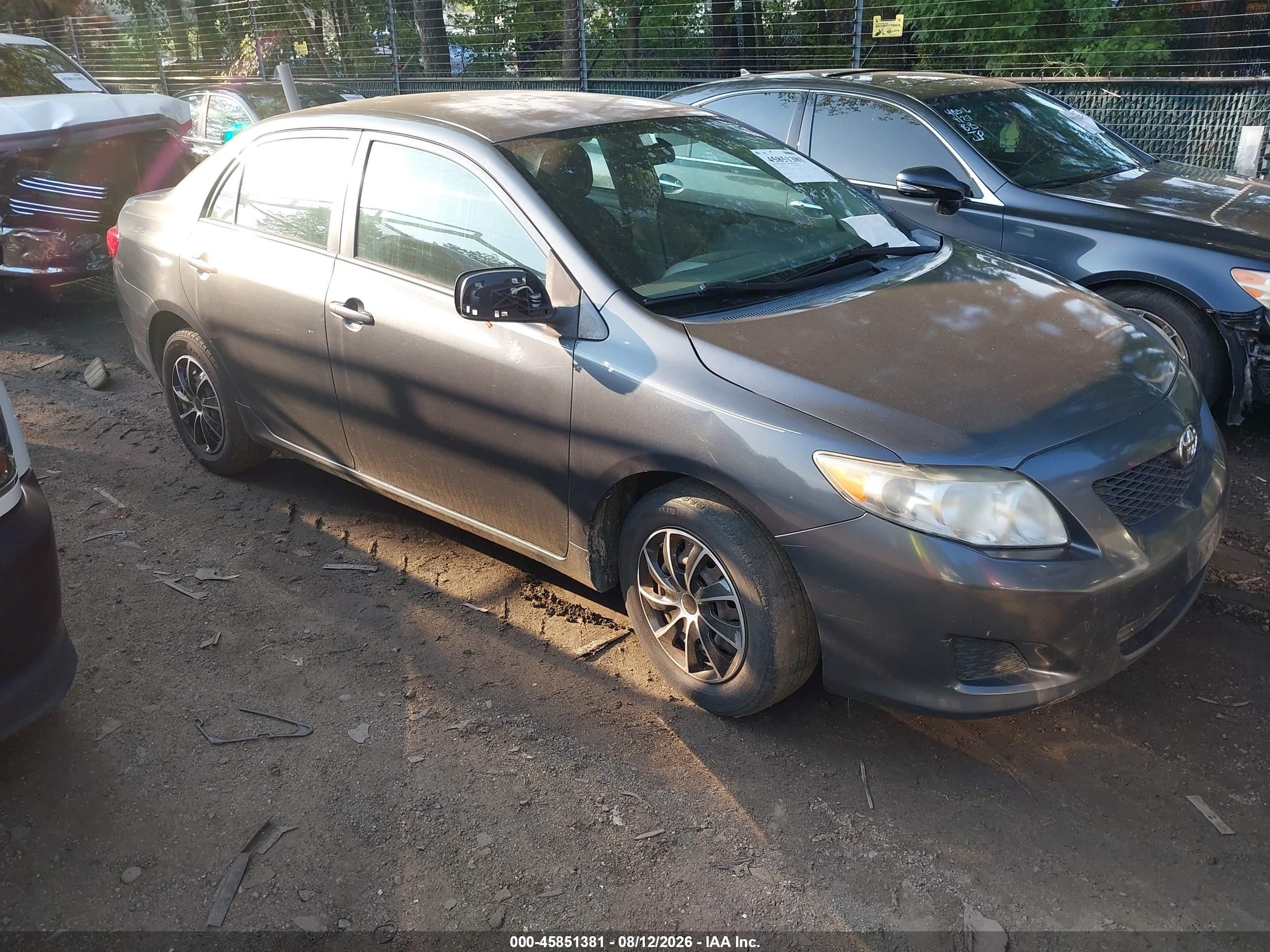 2010 Toyota Corolla LE, VIN 1NXBU4EE3AZ169251 — Front end