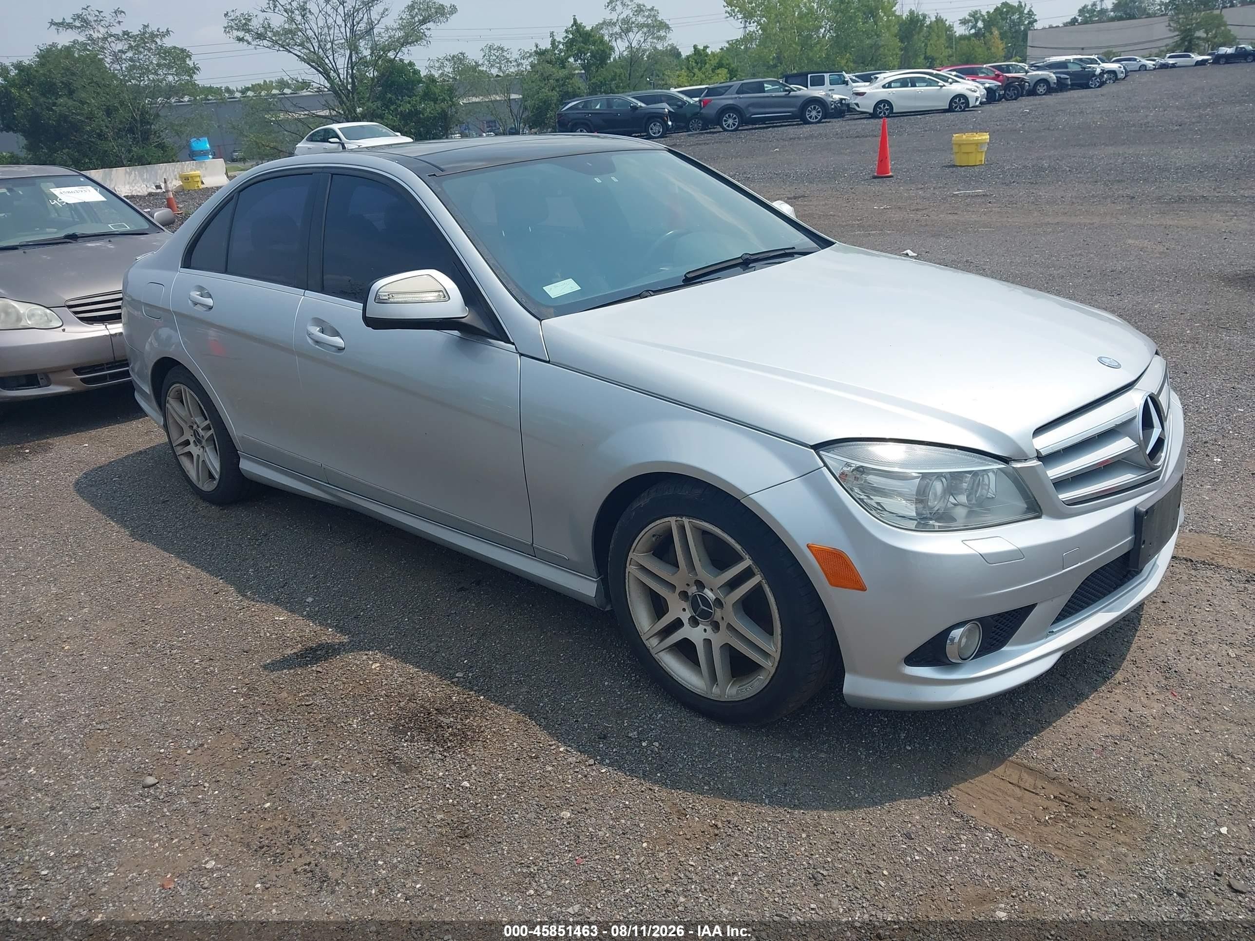 2008 Mercedes-Benz C 350 Sport, VIN WDDGF56X78R033802 — Normal wear