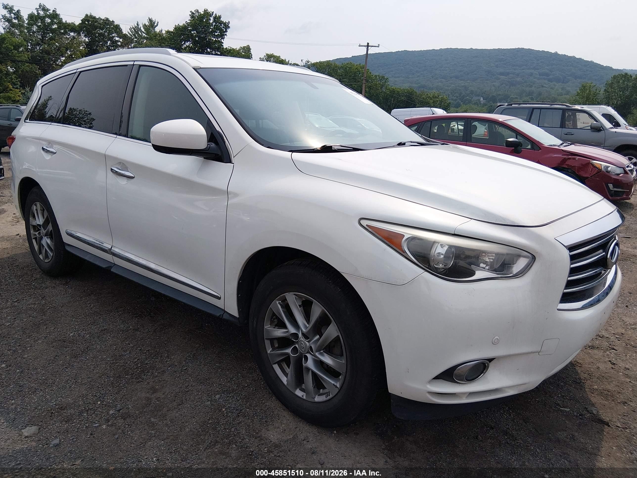 2013 Infiniti JX35, VIN 5N1AL0MM9DC311368 — Normal wear