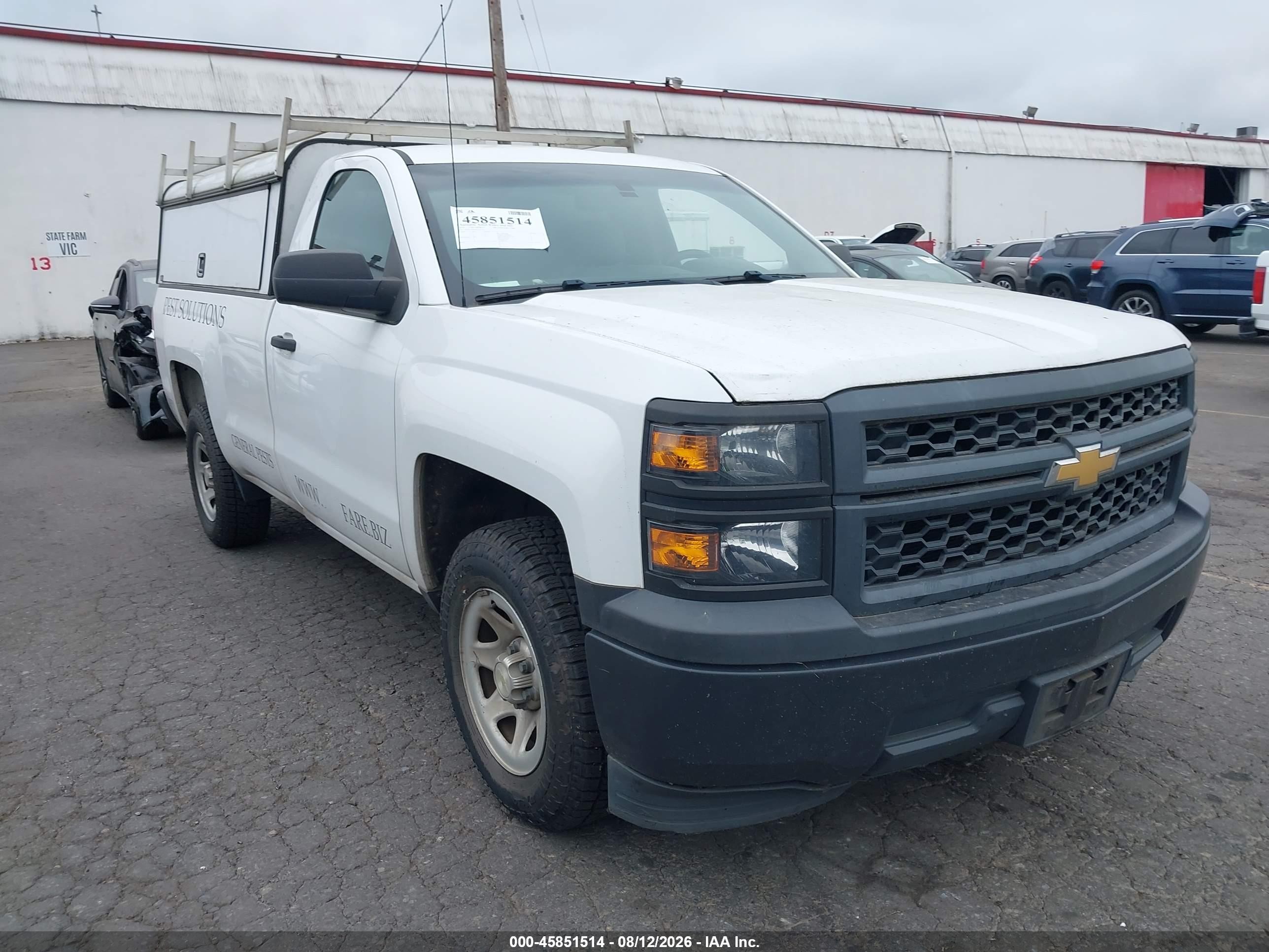 2014 Chevrolet Silverado 1500 Work Truck, VIN 1GCNCPEH2EZ376710 — Normal wear