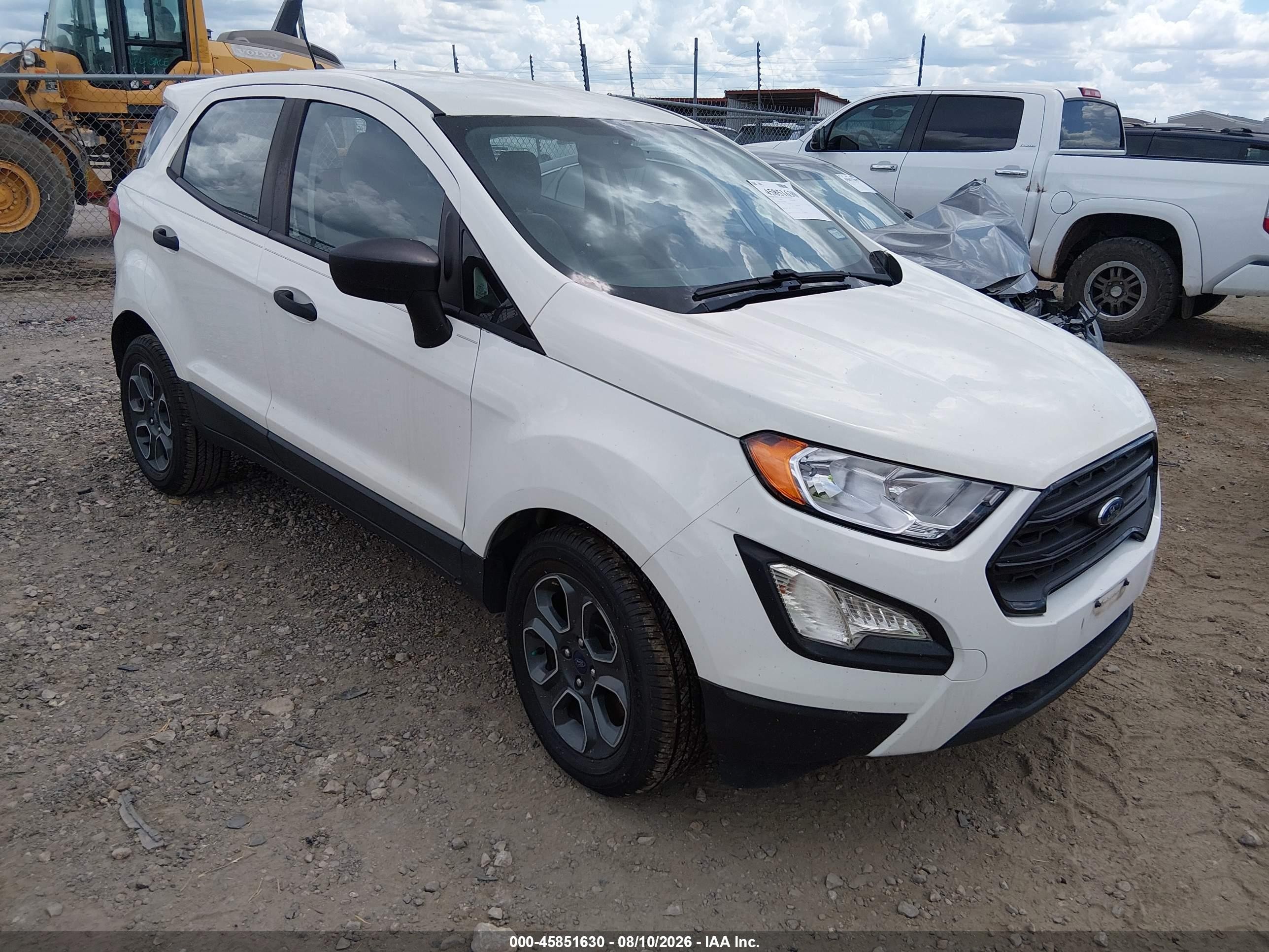 2021 Ford EcoSport S, VIN MAJ3S2FEXMC401474 — Normal wear