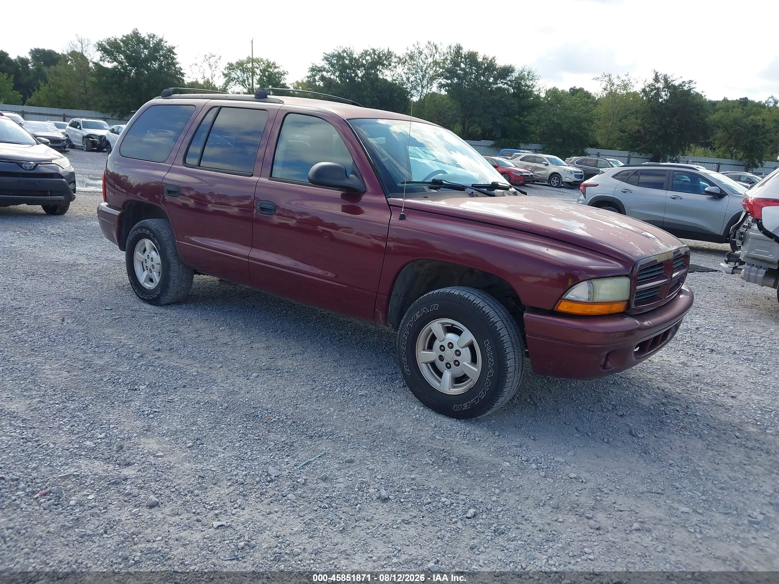 2002 Dodge Durango Sport, VIN 1B4HR38N82F124976 — Обычный износ