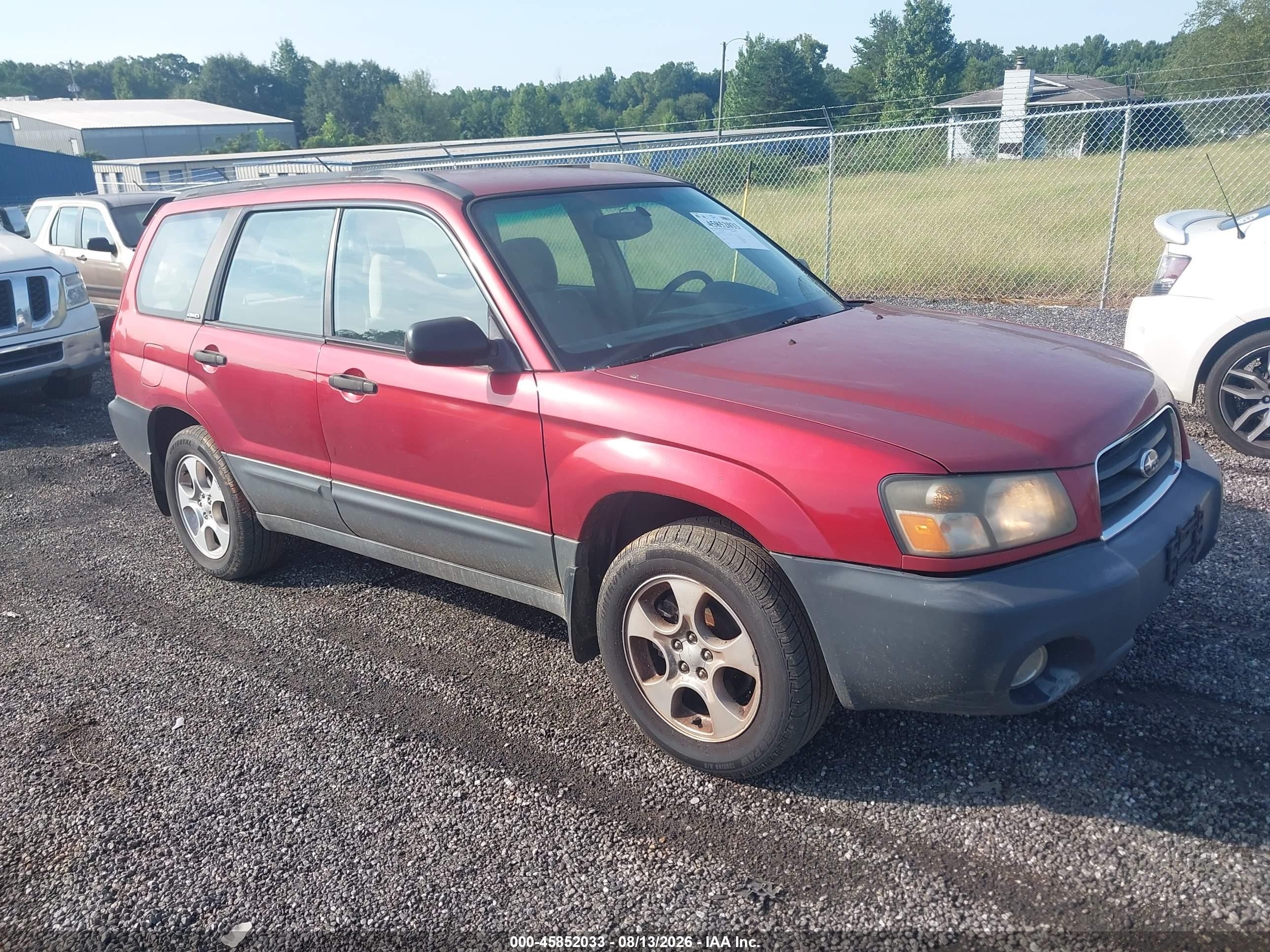 2003 Subaru Forester X, VIN JF1SG636X3H726578 — Normal wear