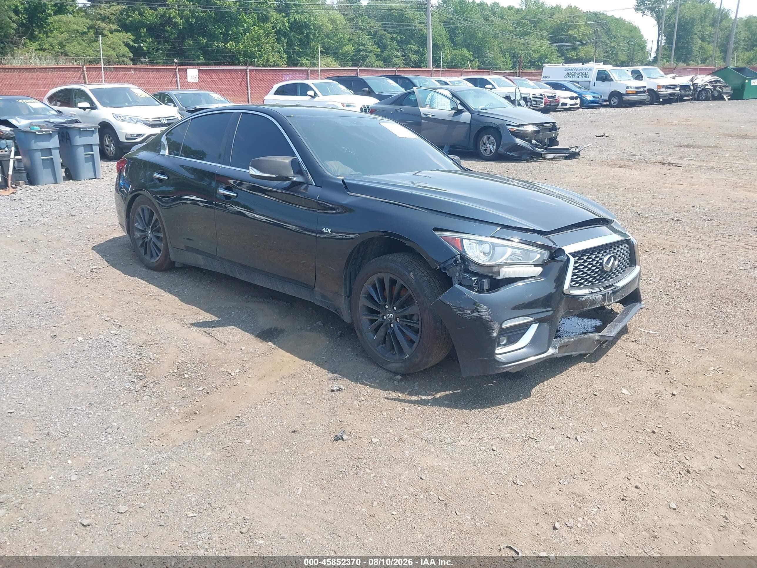 2019 Infiniti Q50 Sport, VIN JN1EV7AR0KM552674 — Side