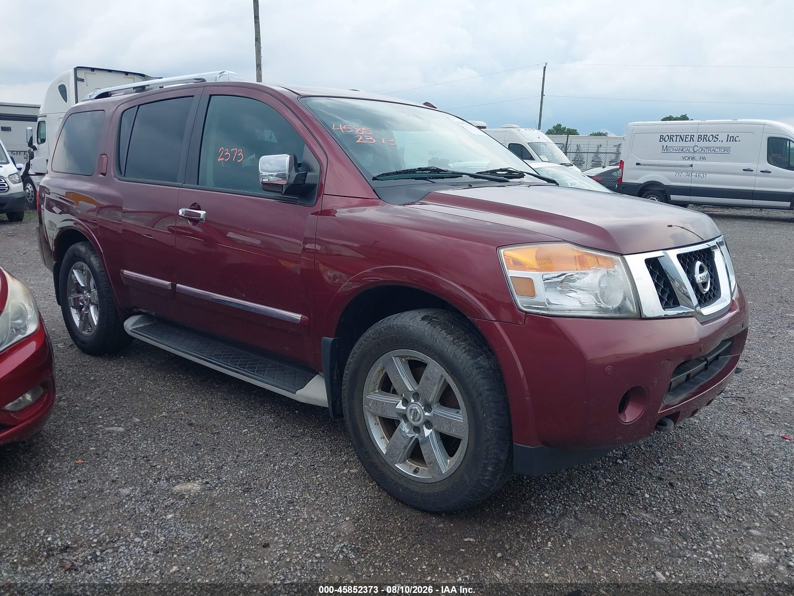 2011 Nissan Armada Platinum, VIN 5N1AA0NE2BN616984 — Normal wear