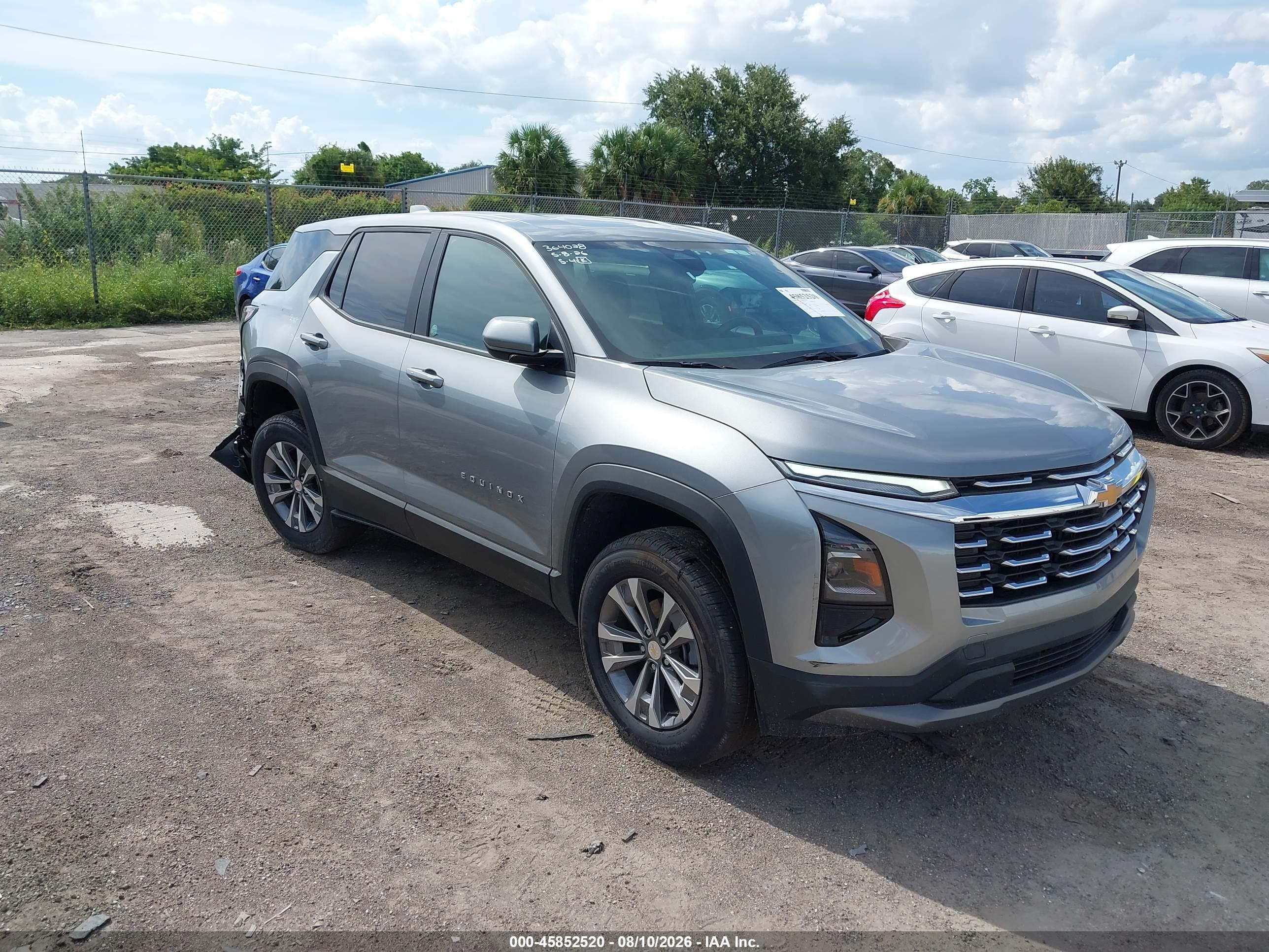 2026 Chevrolet Equinox FWD LT, VIN 3GNAXHEG2TL343881 — Зад