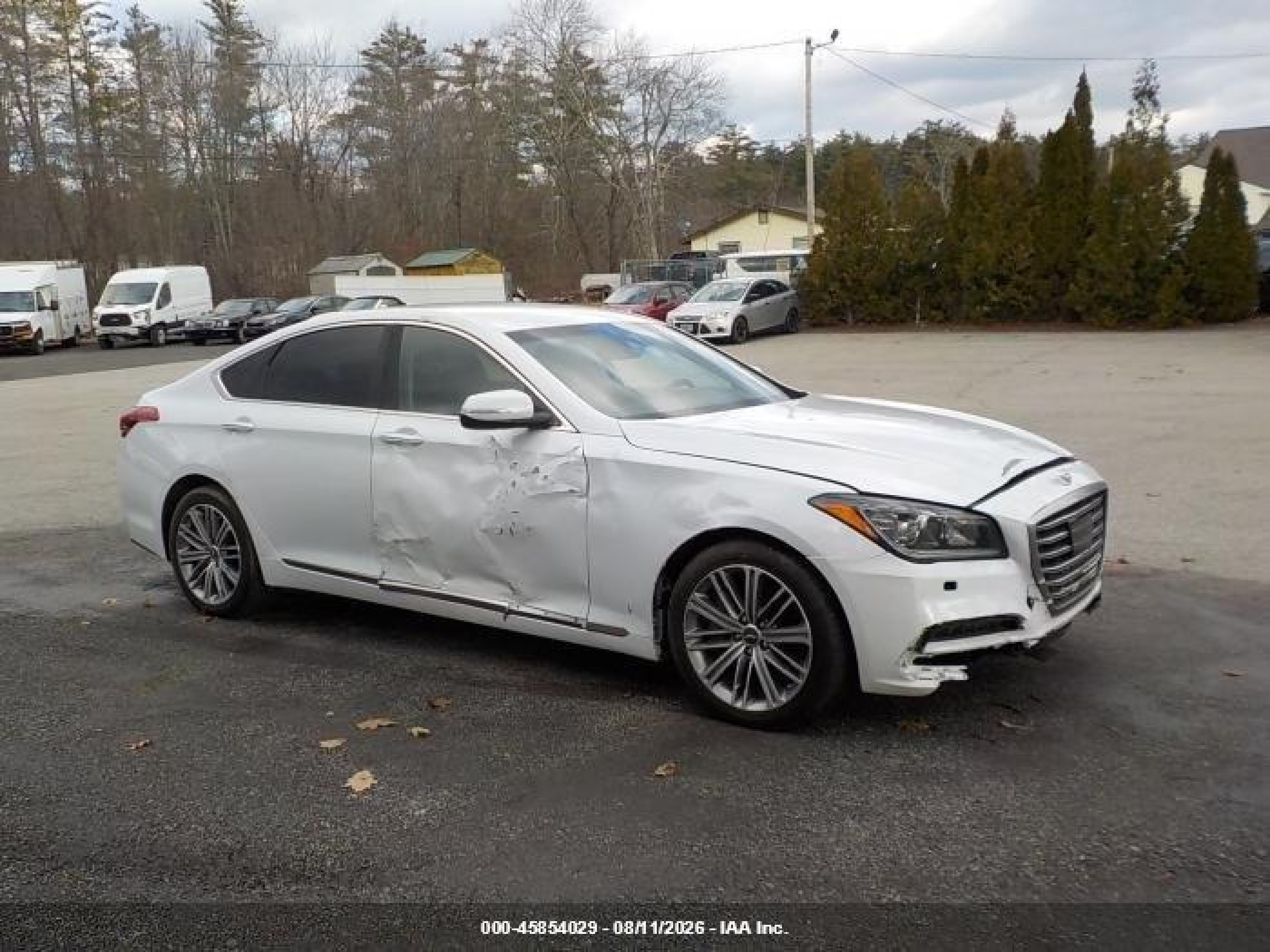 2018 Genesis G80 3.8L, VIN KMHGN4JEXJU233391 — По всему кузову