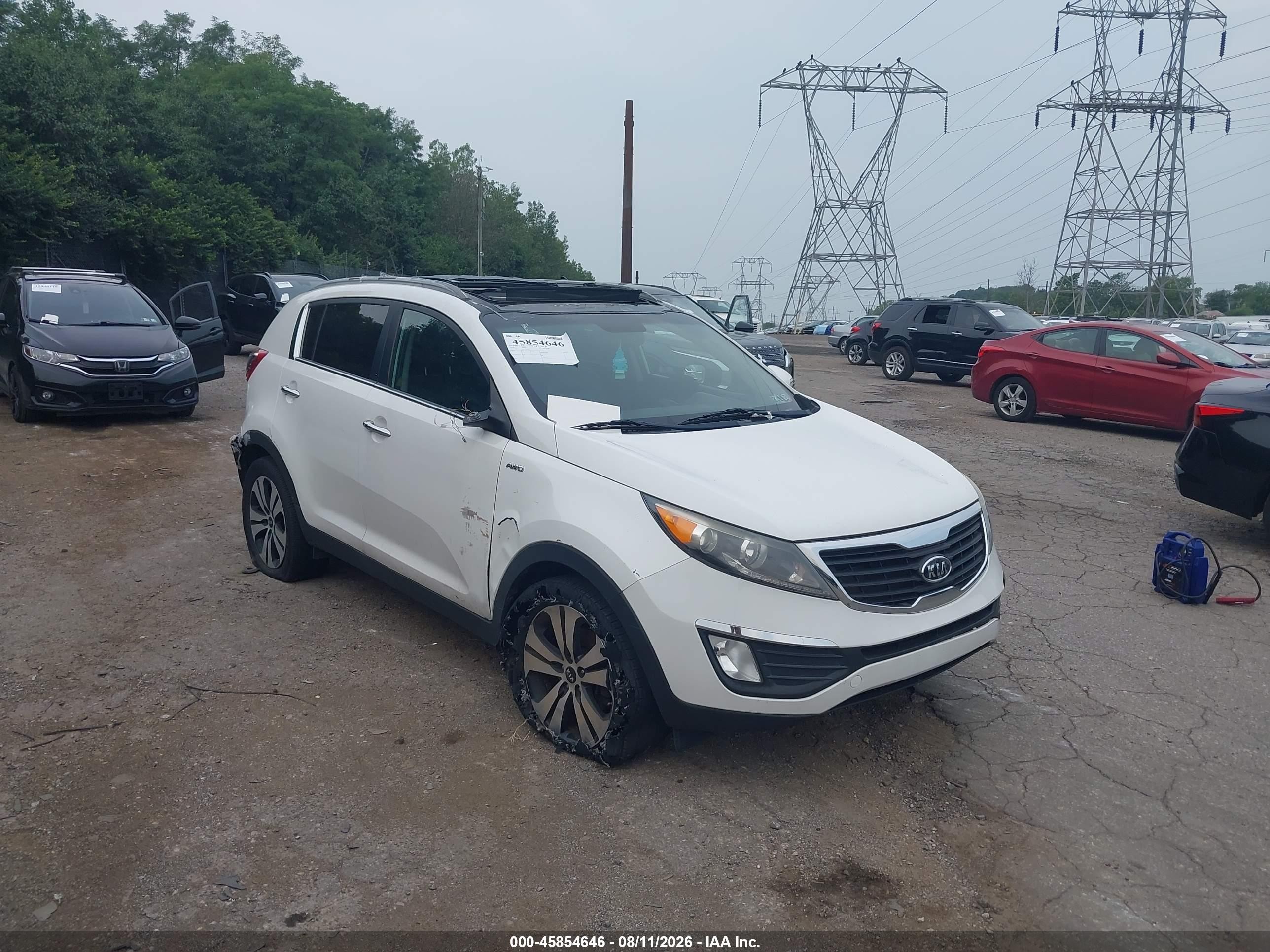 2012 Kia Sportage EX, VIN KNDPCCA24C7226545 — Normal wear