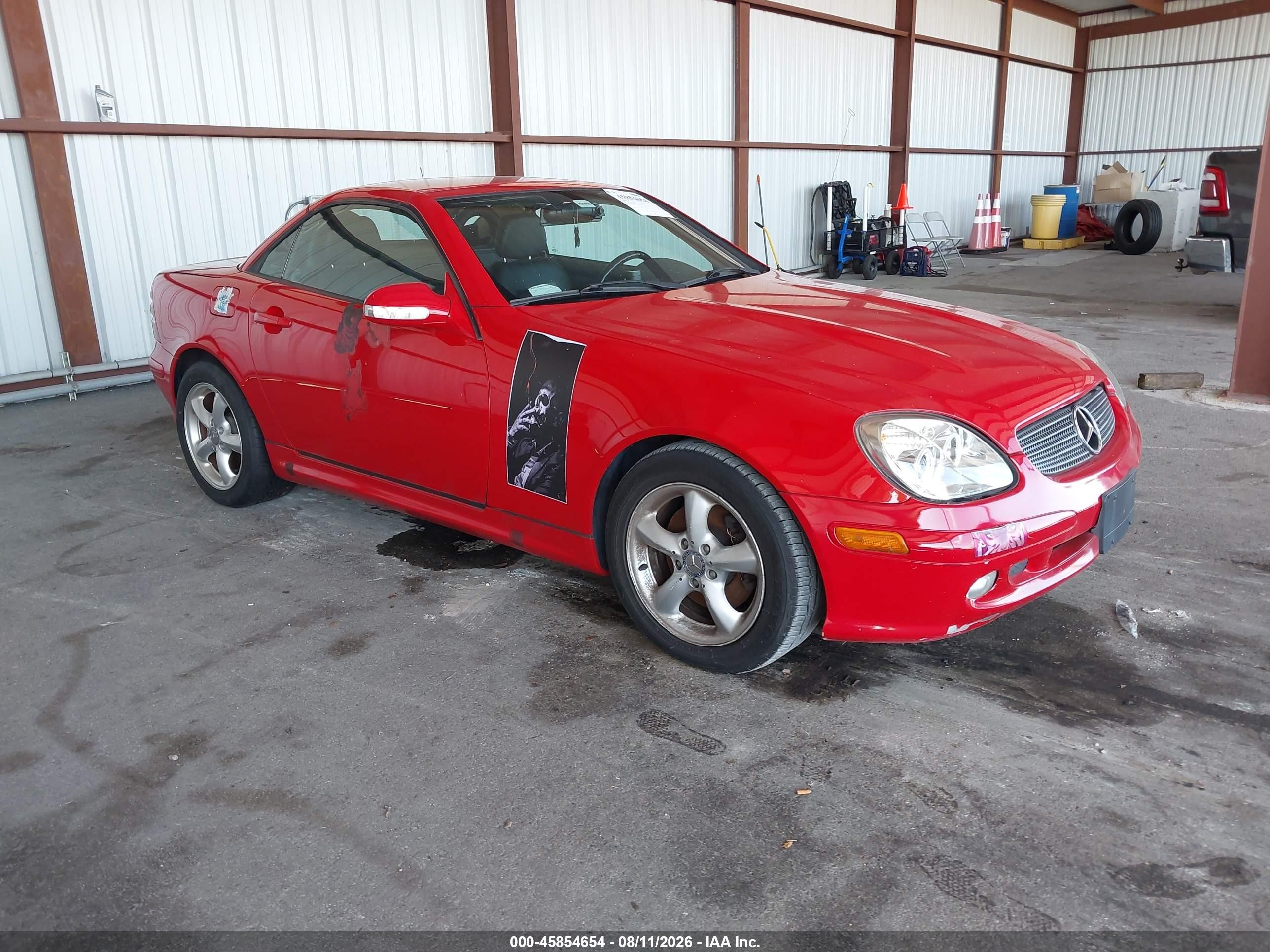 2001 Mercedes-Benz SLK 230/320, VIN WDBKK65F51F232335 — Обычный износ