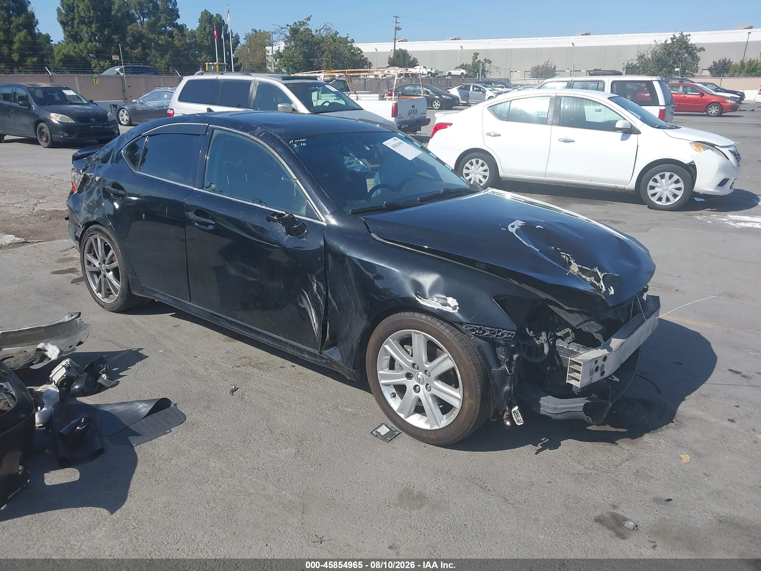 2008 Lexus IS 250, VIN JTHBK262485085767 — Normal wear