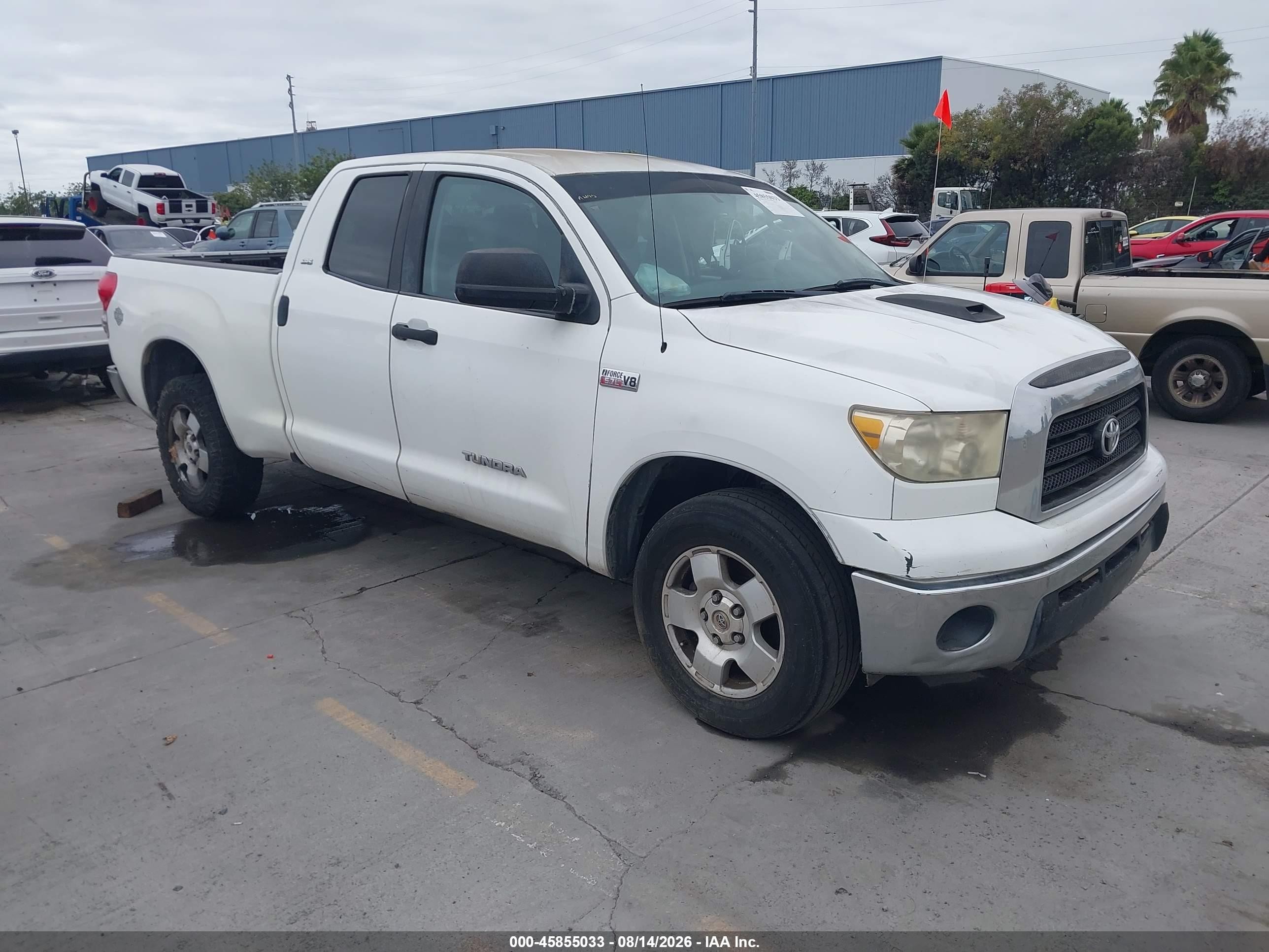 2007 Toyota Tundra SR5, VIN 5TFRV54107X030478 — Обычный износ
