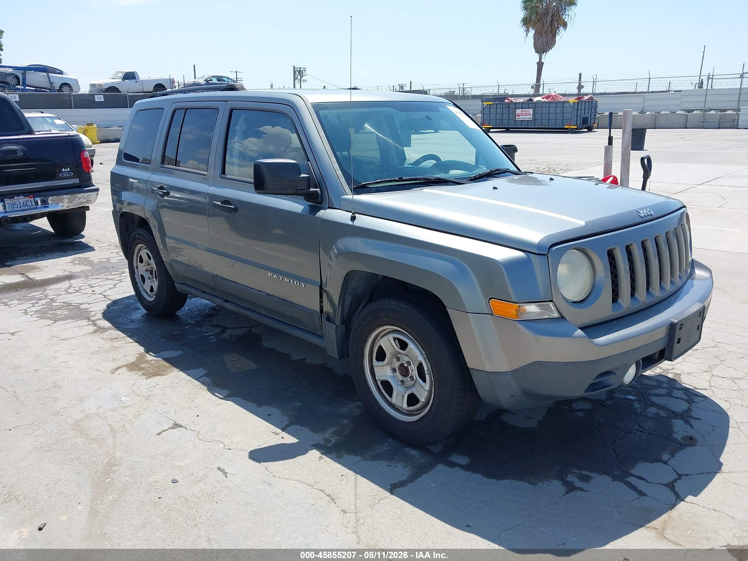 2012 Jeep Patriot Sport, VIN 1C4NJPBA6CD634606 — Normal wear