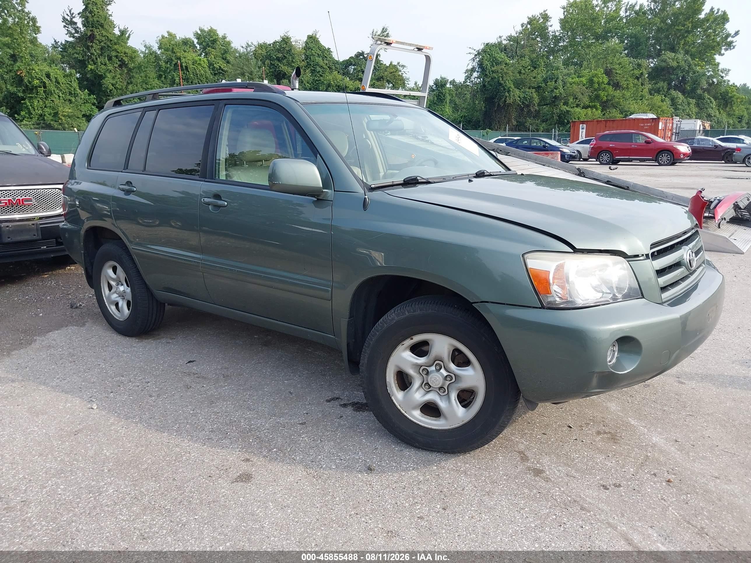 2006 Toyota Highlander, VIN JTEHD21A360042662 — Normal wear
