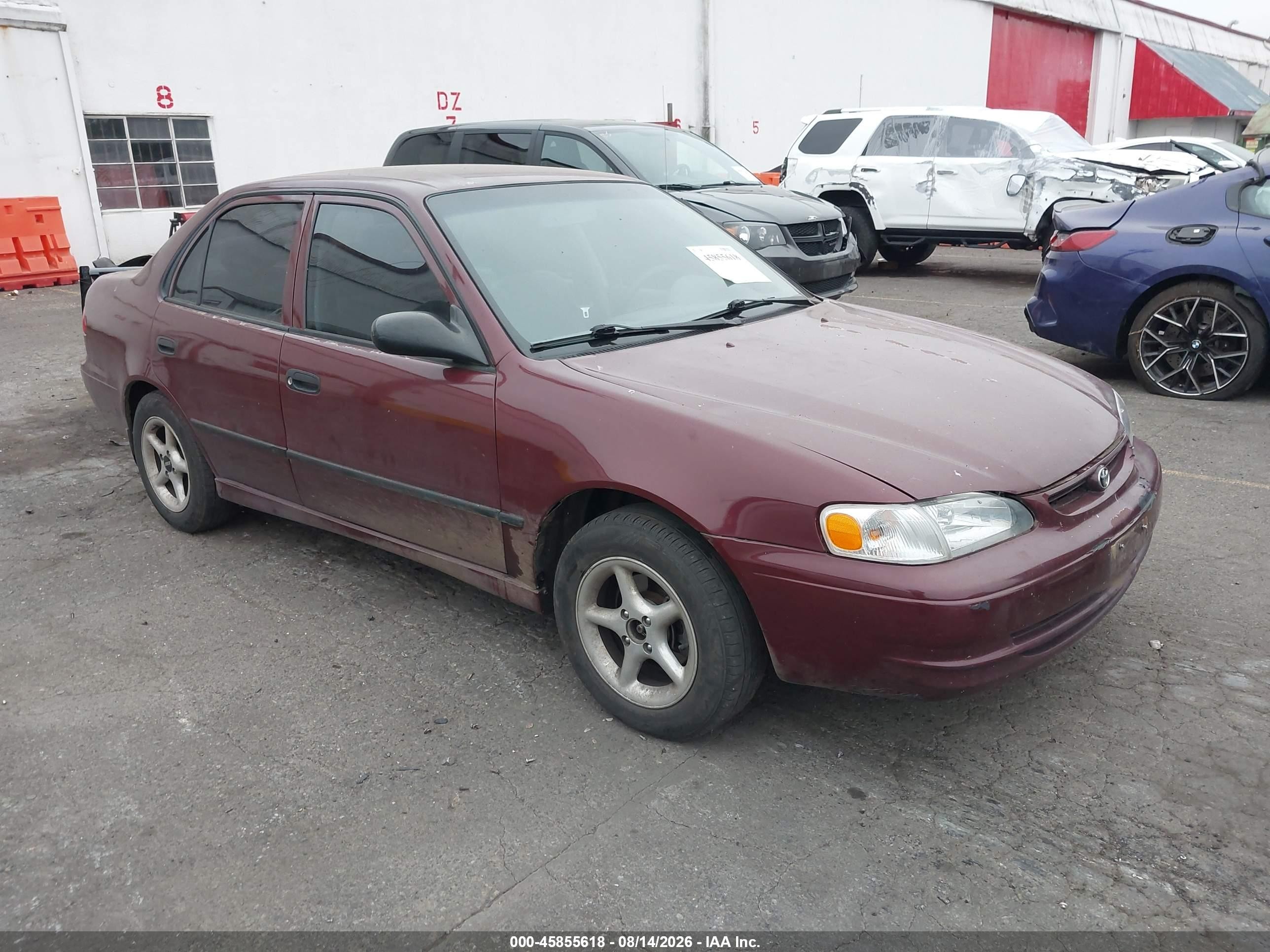 1998 Toyota Corolla VE, VIN 1NXBR12E7WZ080990 — Normal wear