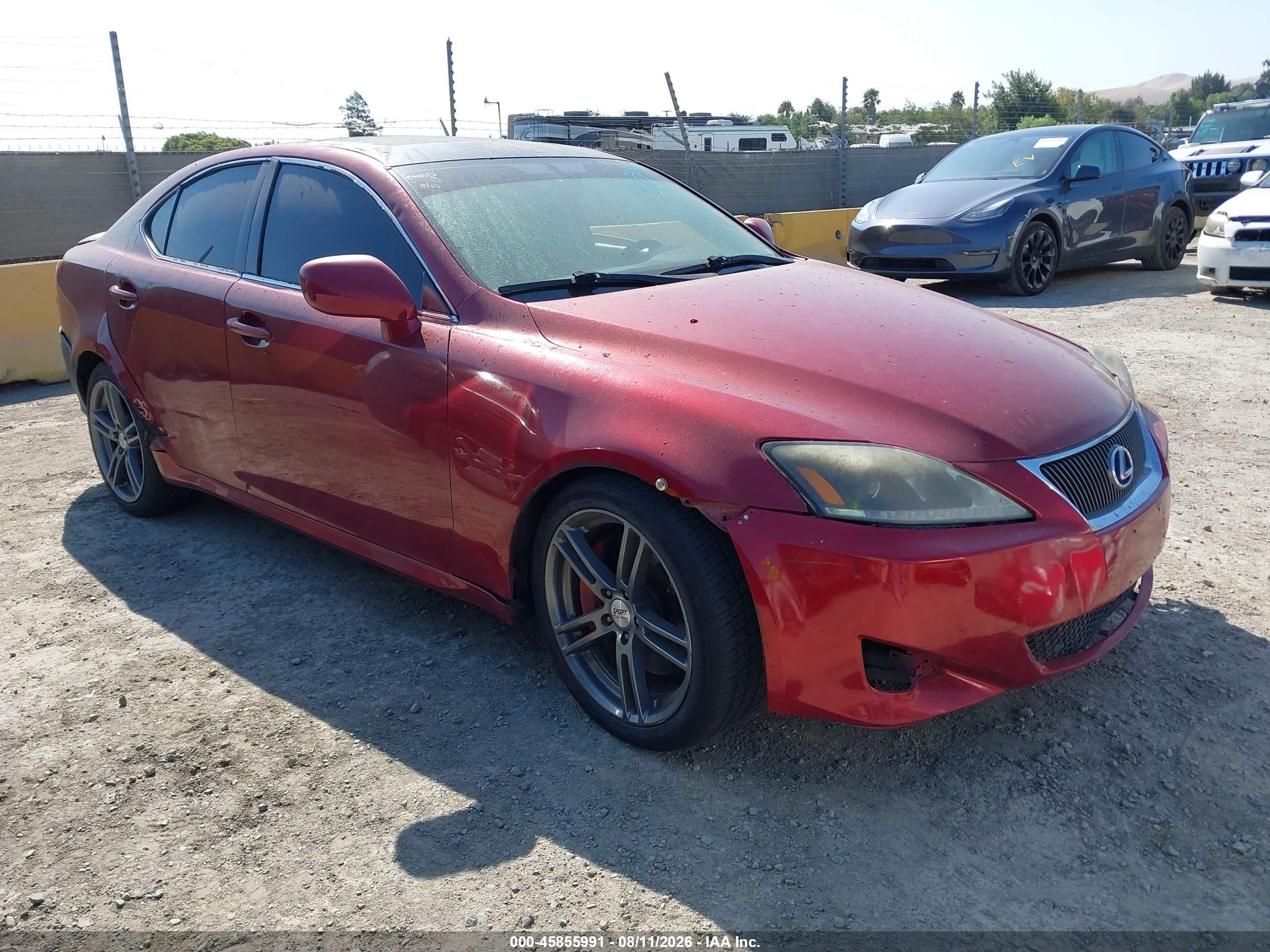 2006 Lexus IS 350, VIN JTHBE262165002039 — Normal wear