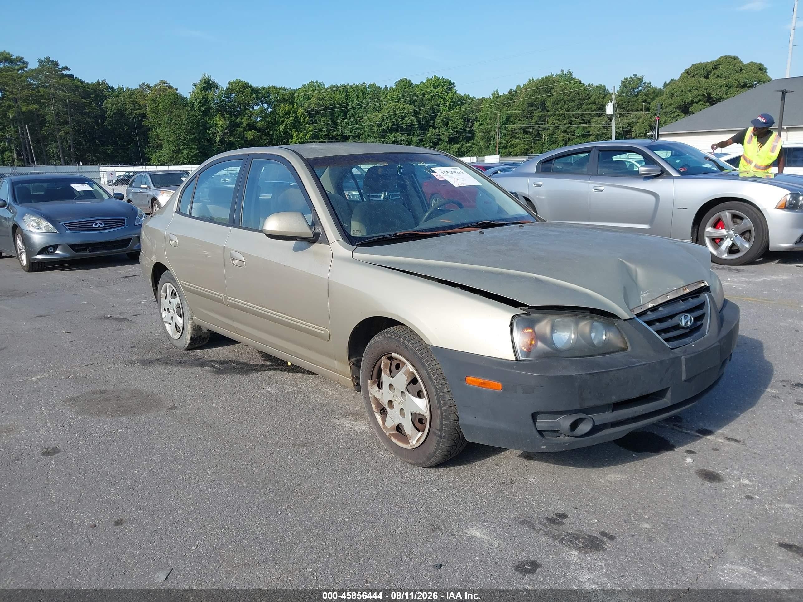 2006 Hyundai Elantra GLS, VIN KMHDN46D46U341984 — Перед