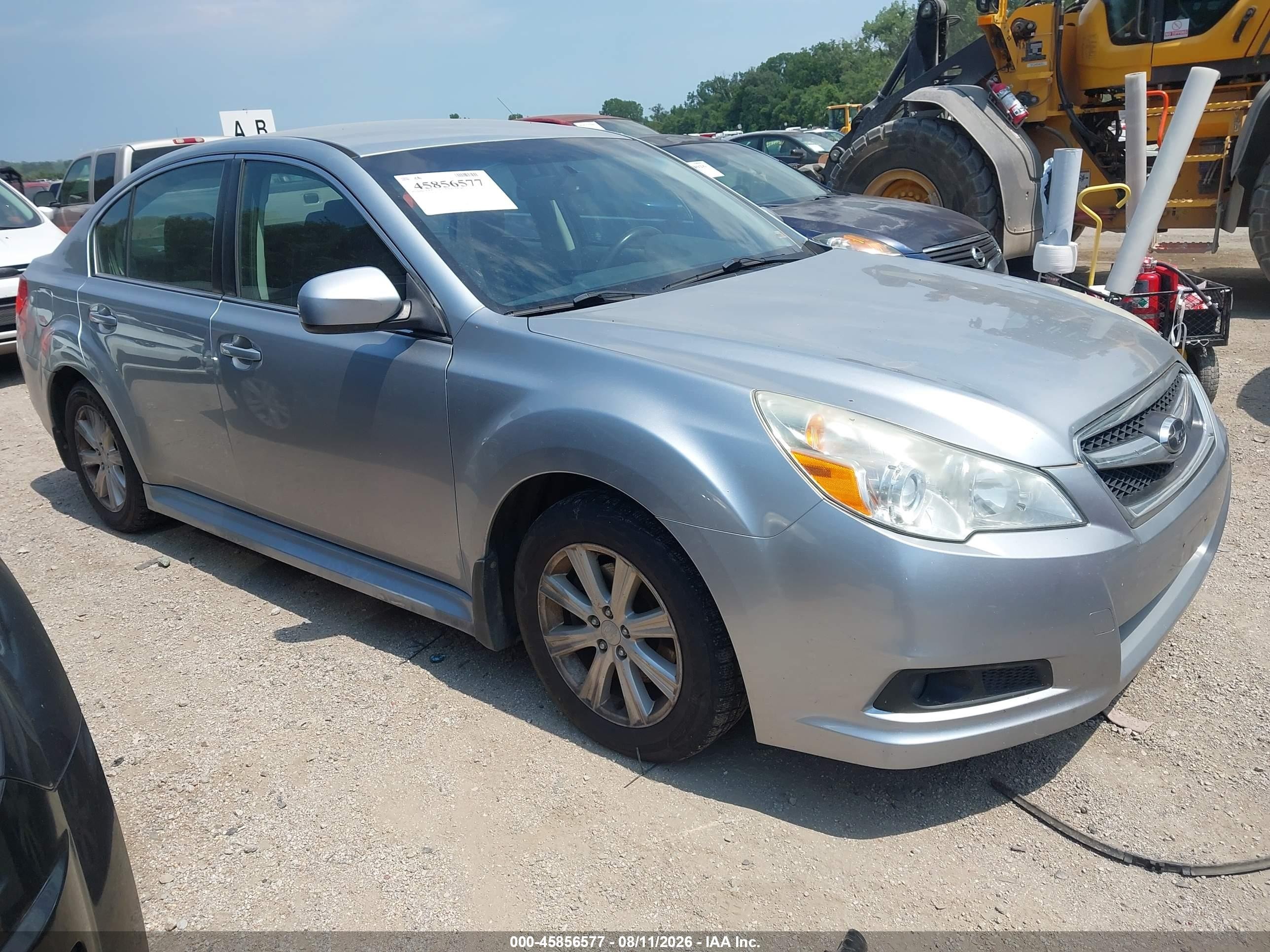 2012 Subaru Legacy 2.5i, VIN 4S3BMCA69C3036256 — Обычный износ