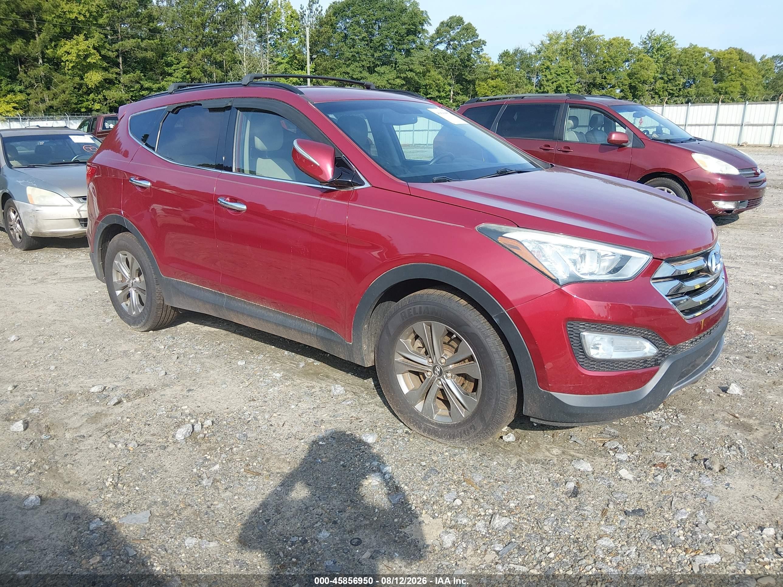 2013 Hyundai Santa Fe Sport, VIN 5XYZU3LB1DG095260 — Not stated