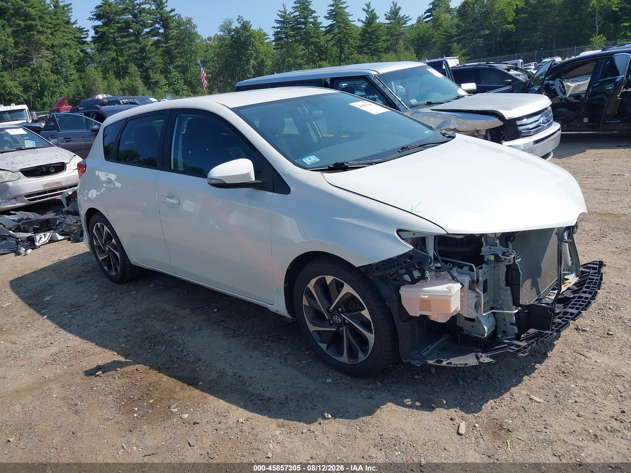 2016 Scion iM, VIN JTNKARJE7GJ521074 — Front end