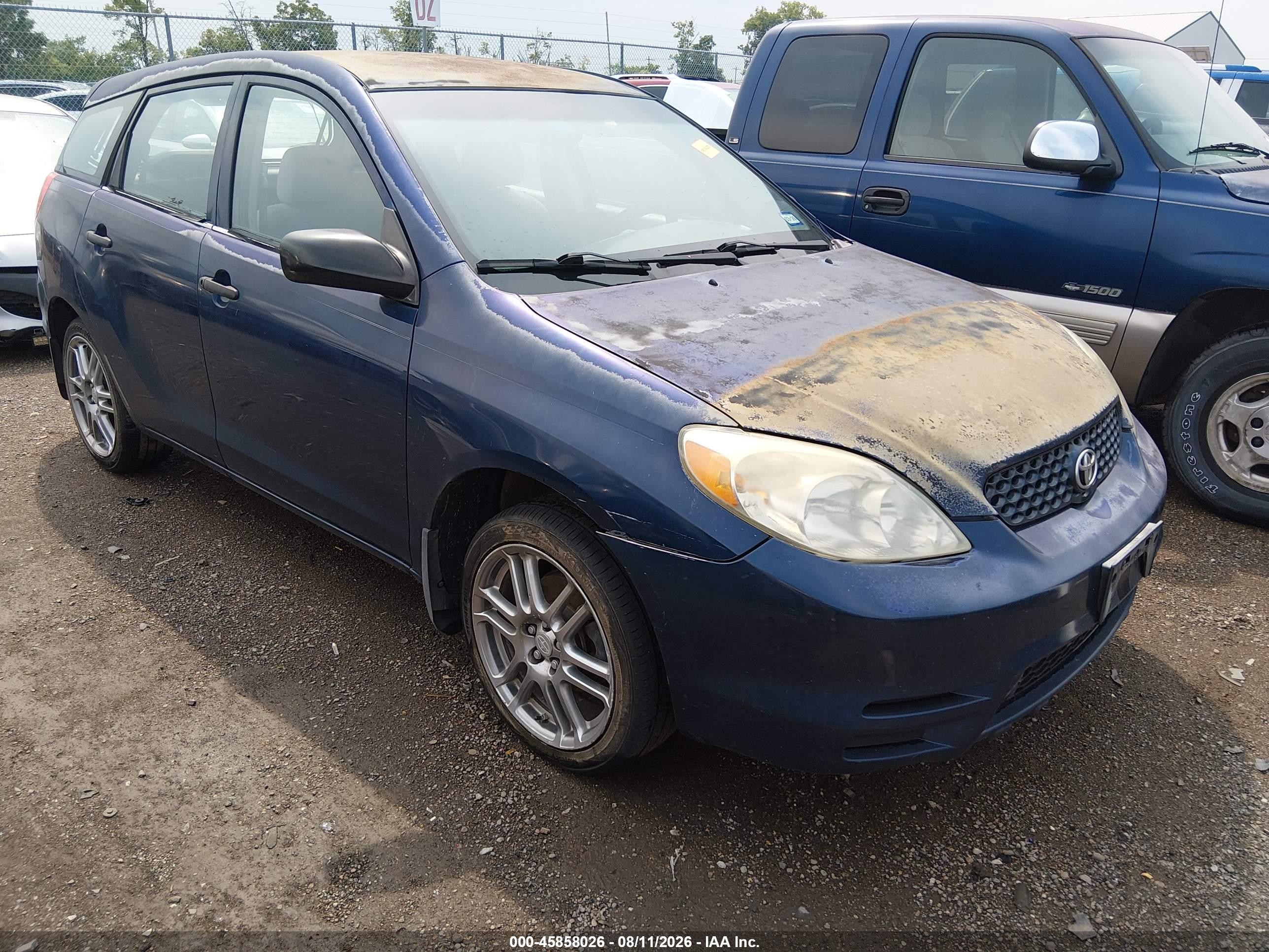 2003 Toyota Matrix XR, VIN 2T1KR32E23C020060 — Normal wear