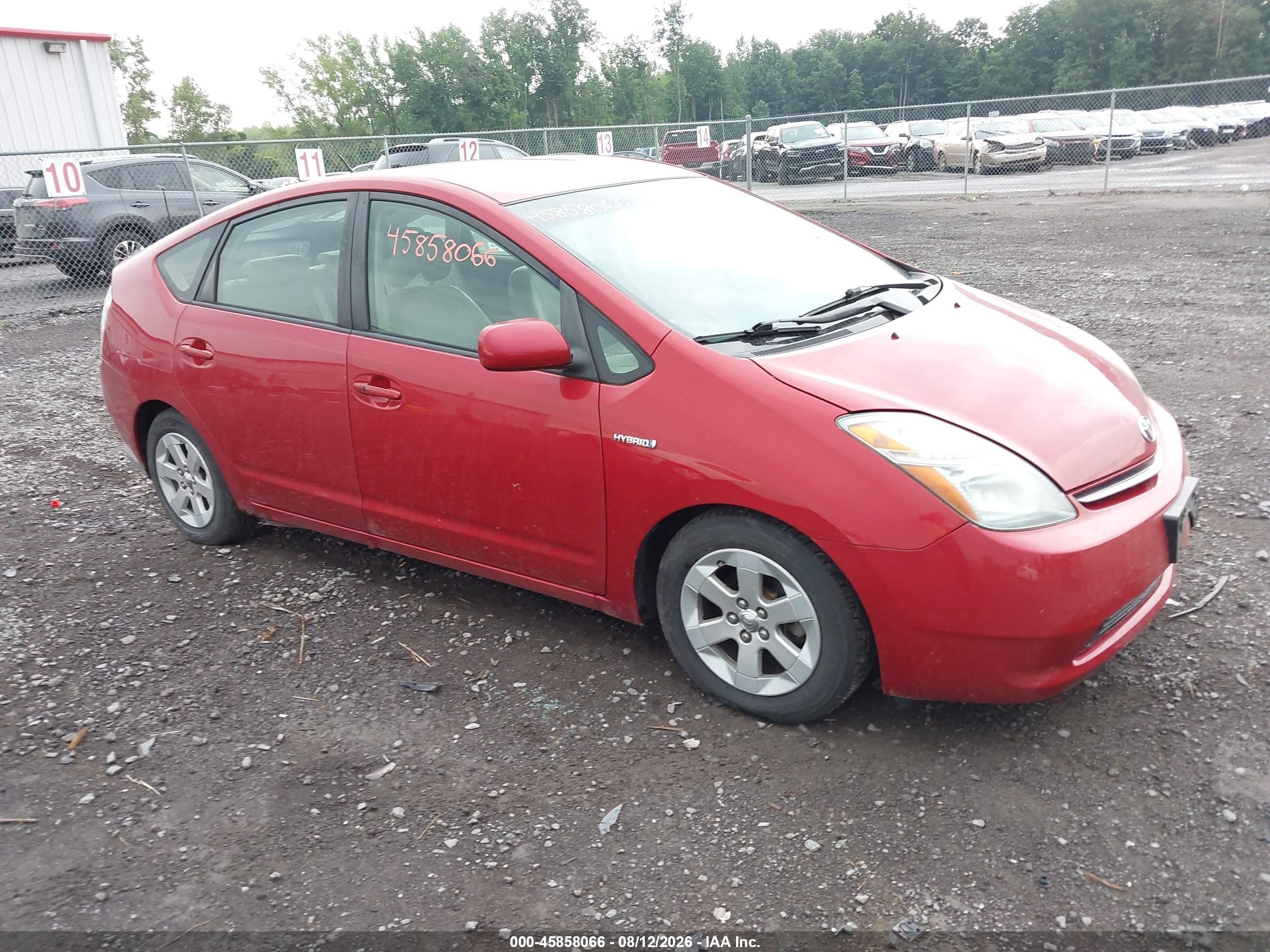 2008 Toyota Prius, VIN JTDKB20U187814226 — Front end