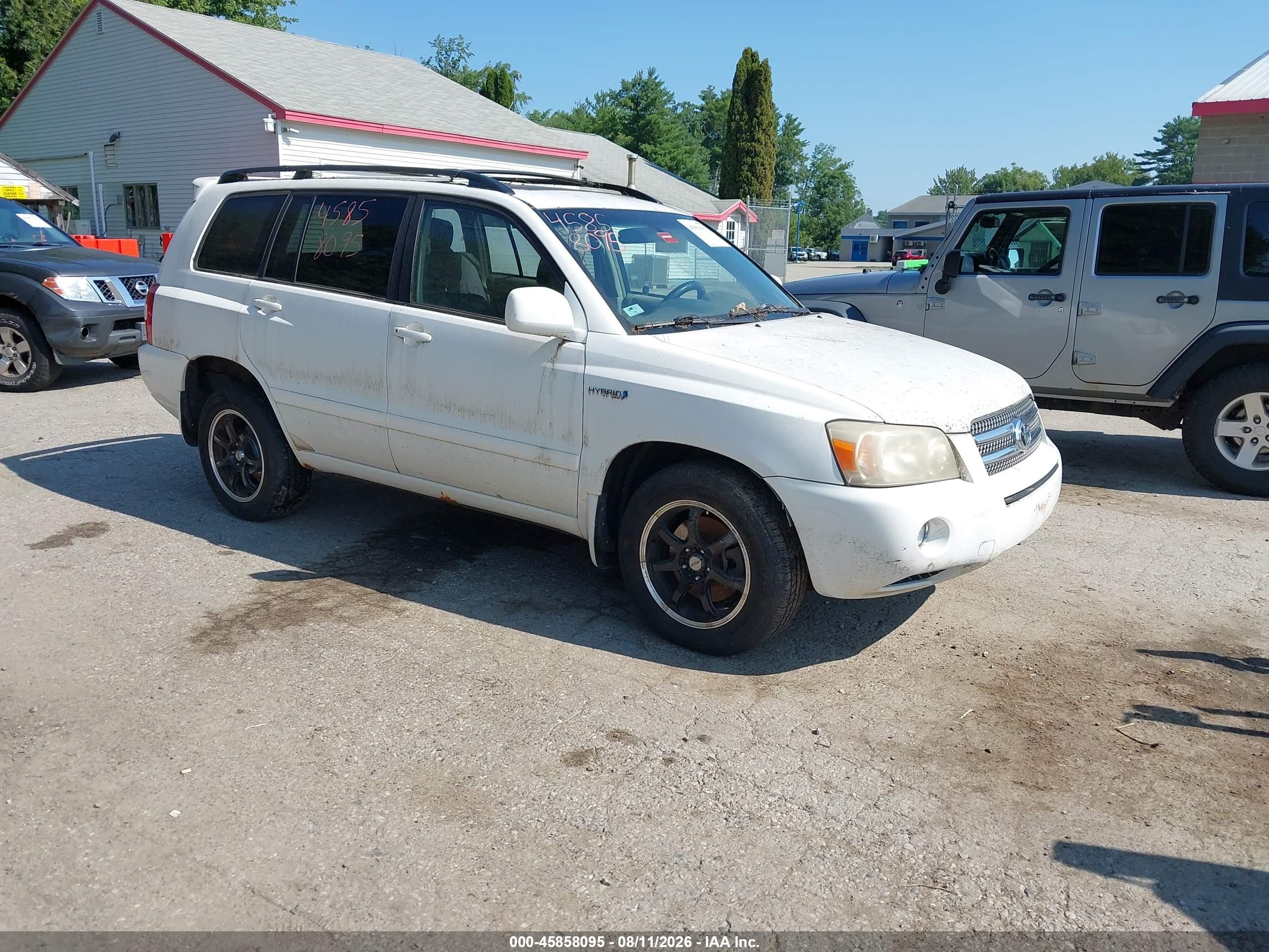 2006 Toyota Highlander Limited, VIN JTEEW21A560027996 — Normal wear