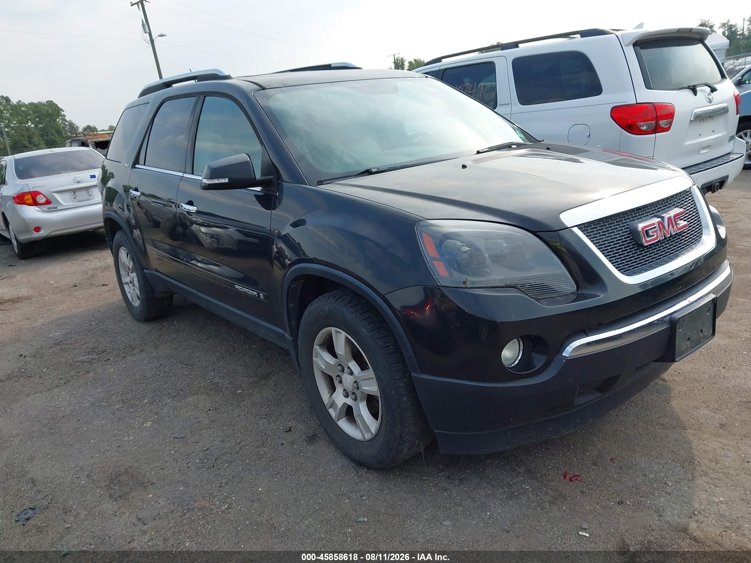 2008 GMC Acadia SLT2, VIN 1GKER33708J304770 — Обычный износ