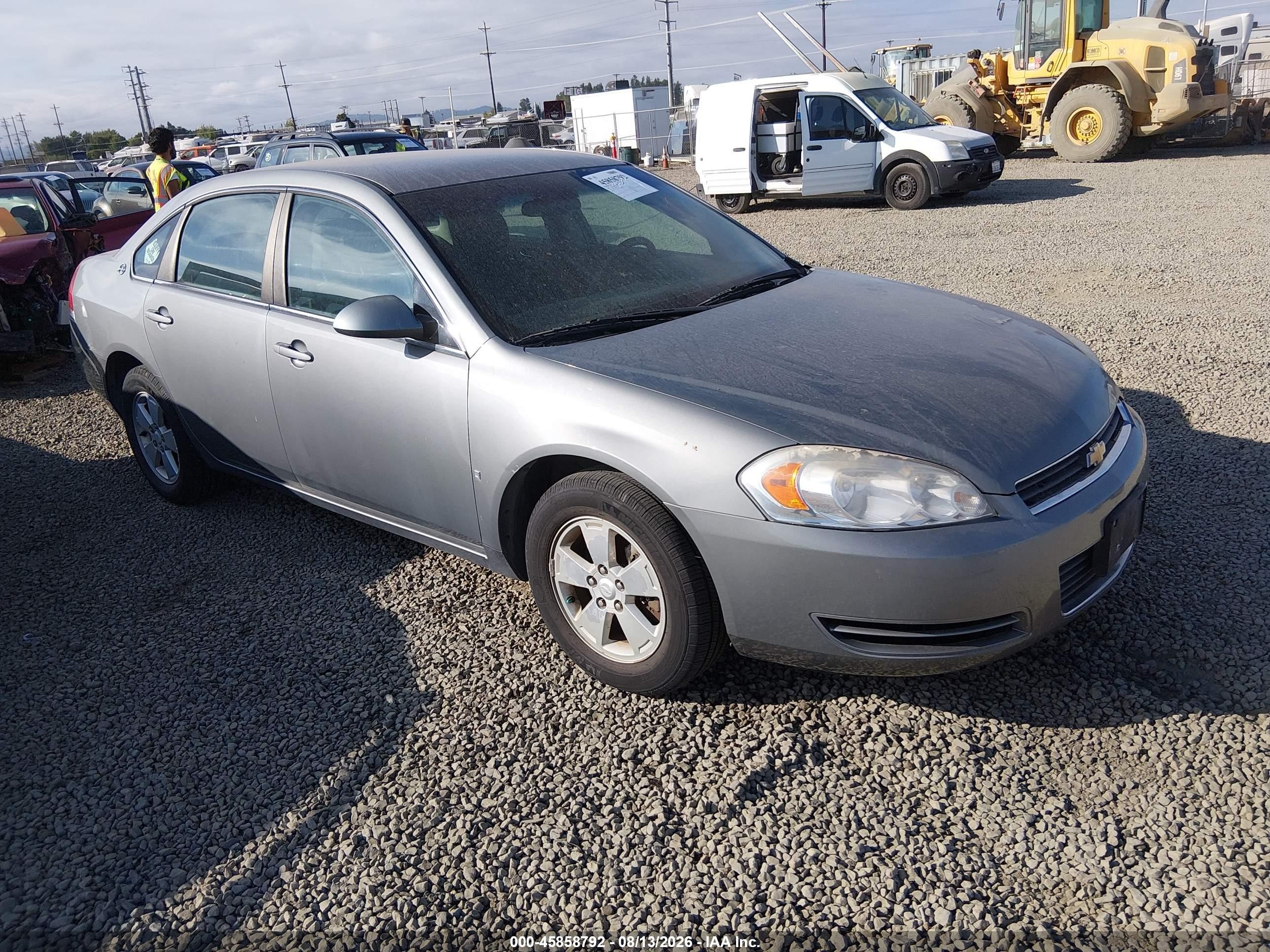2008 Chevrolet Impala LT, VIN 2G1WT55K889194618 — Normal wear