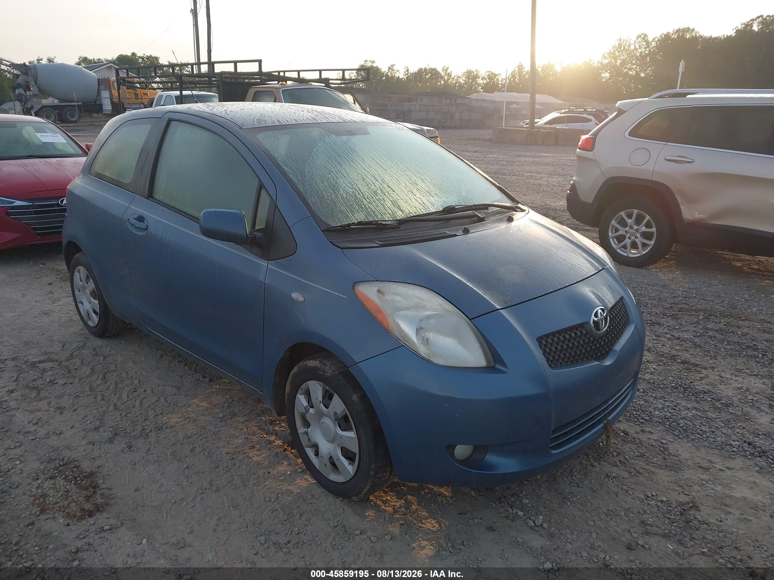 2007 Toyota Yaris, VIN JTDJT923275121553 — Обычный износ