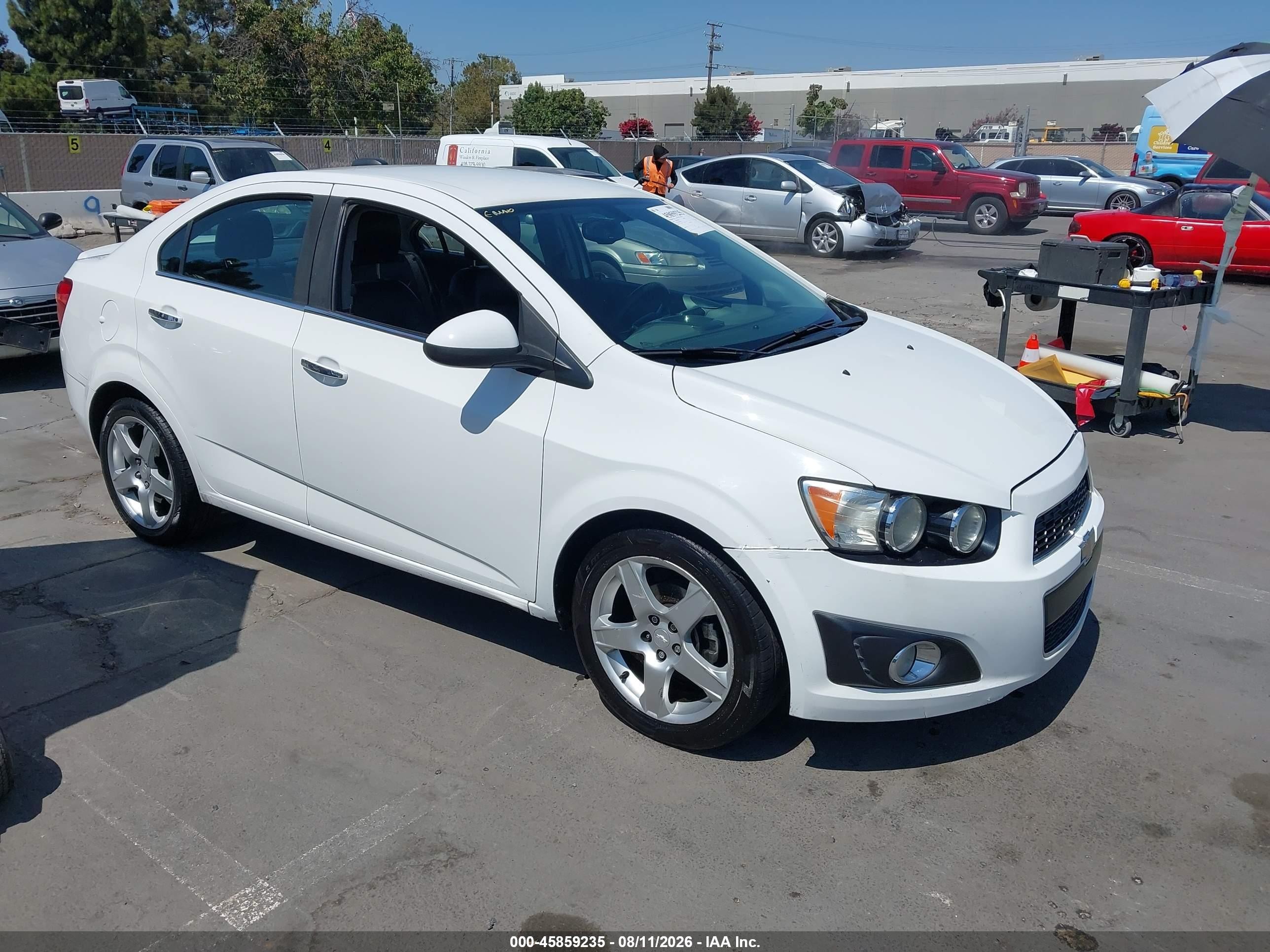 2016 Chevrolet Sonic LTZ, VIN 1G1JE5SB0G4150462 — Обычный износ
