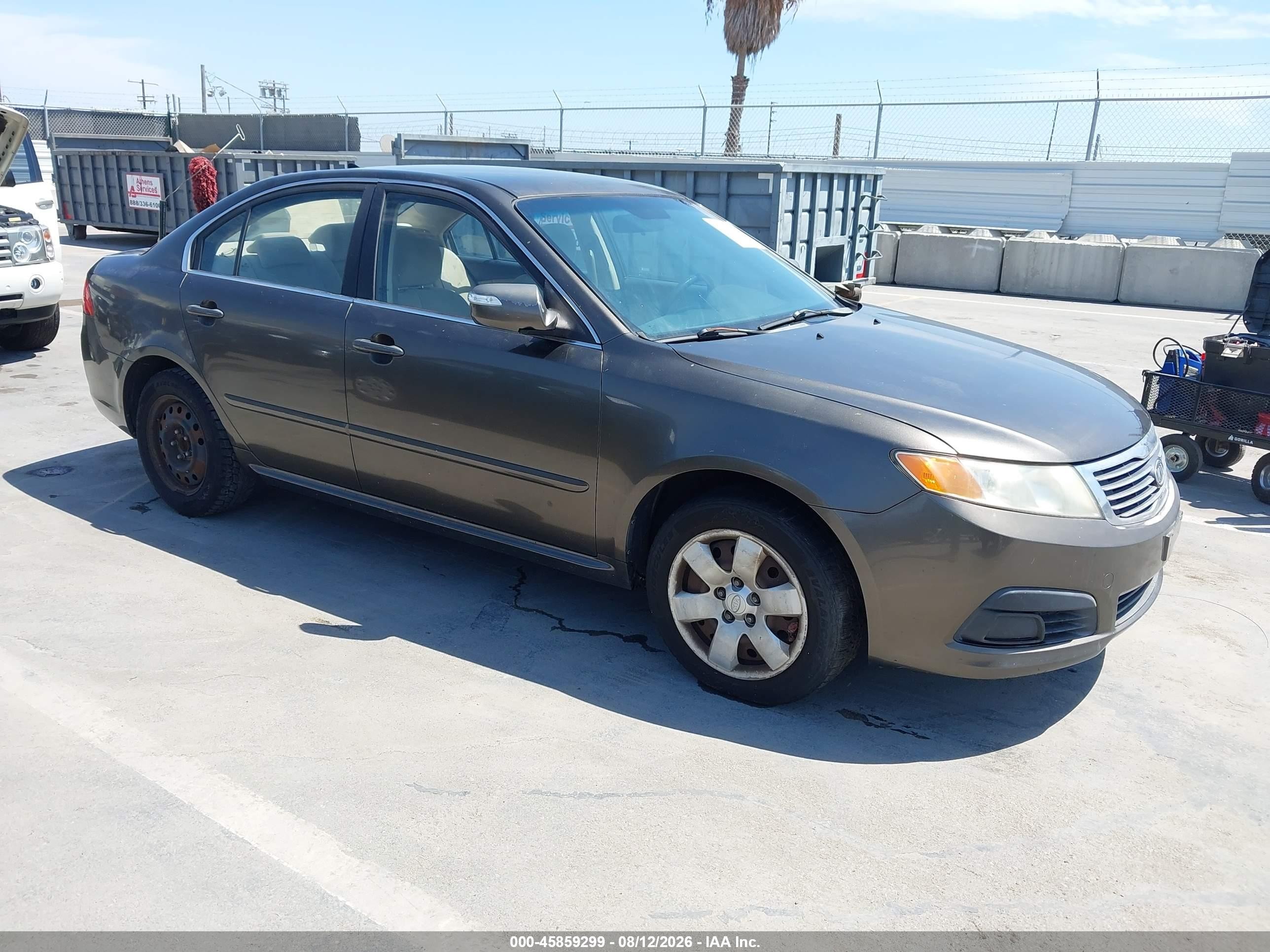 2009 Kia Optima LX, VIN KNAGE228495299178 — Обычный износ