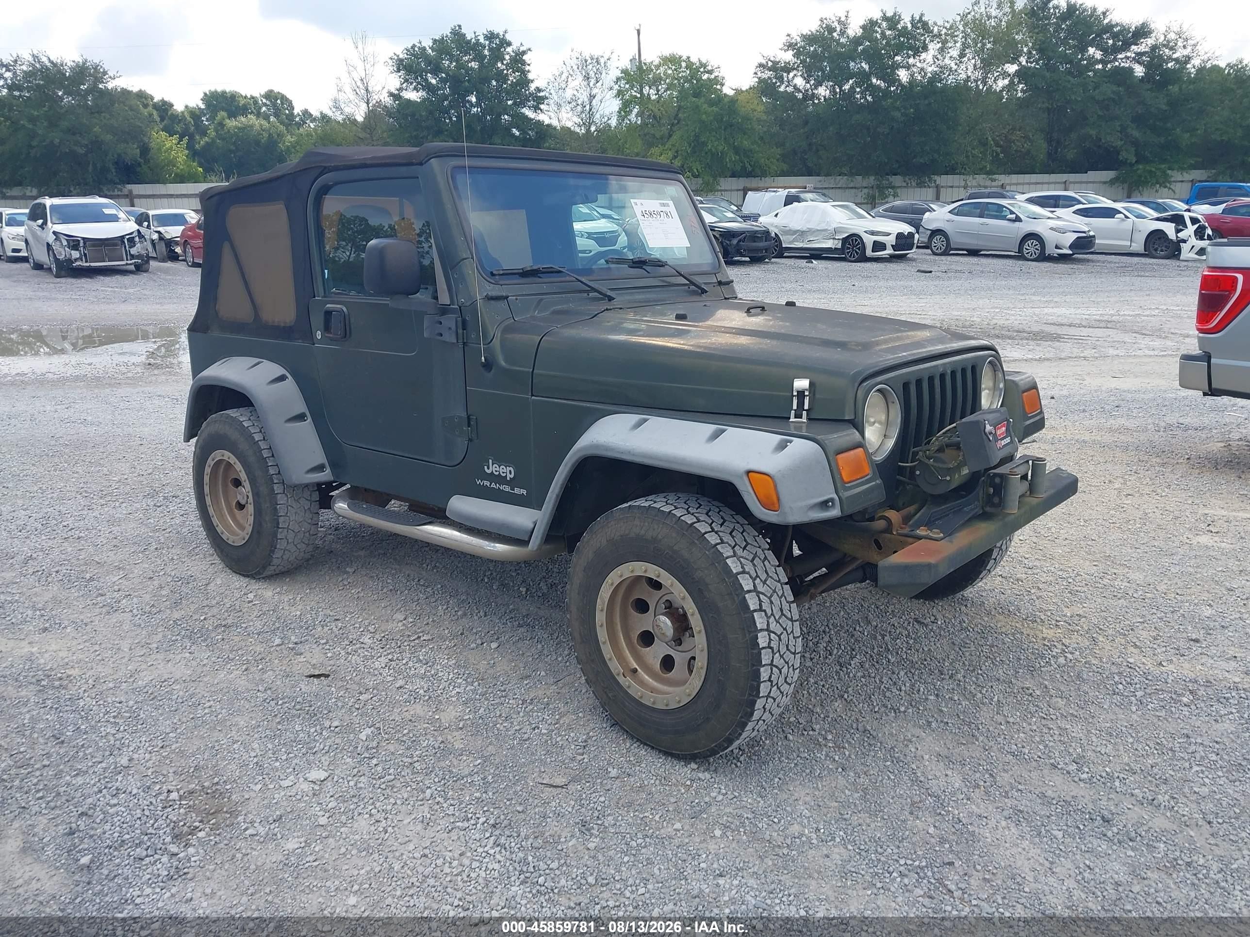 2006 Jeep Wrangler SE, VIN 1J4FA29106P754573 — Обычный износ