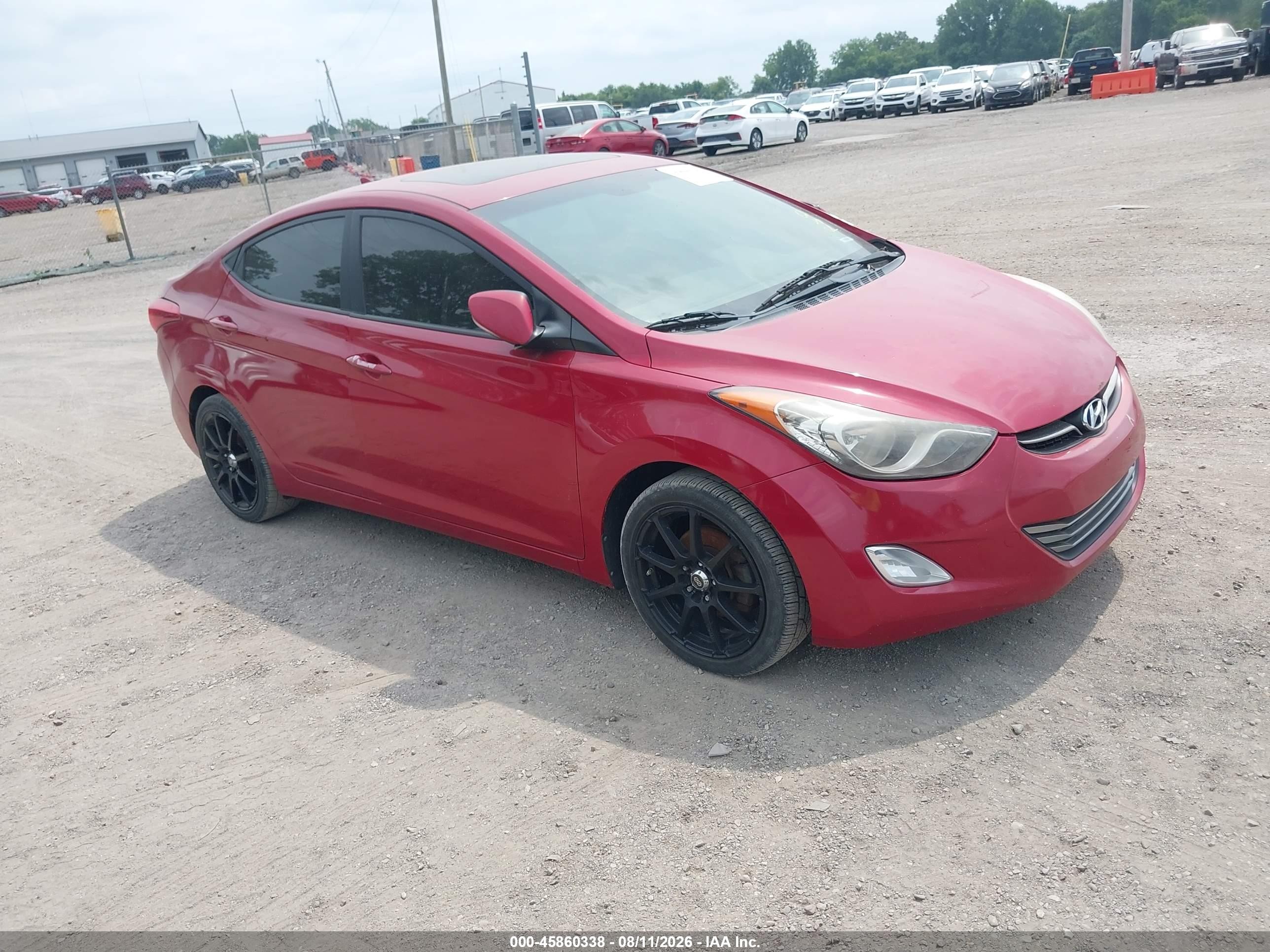 2013 Hyundai Elantra GLS, VIN KMHDH4AE5DU979519 — Normal wear