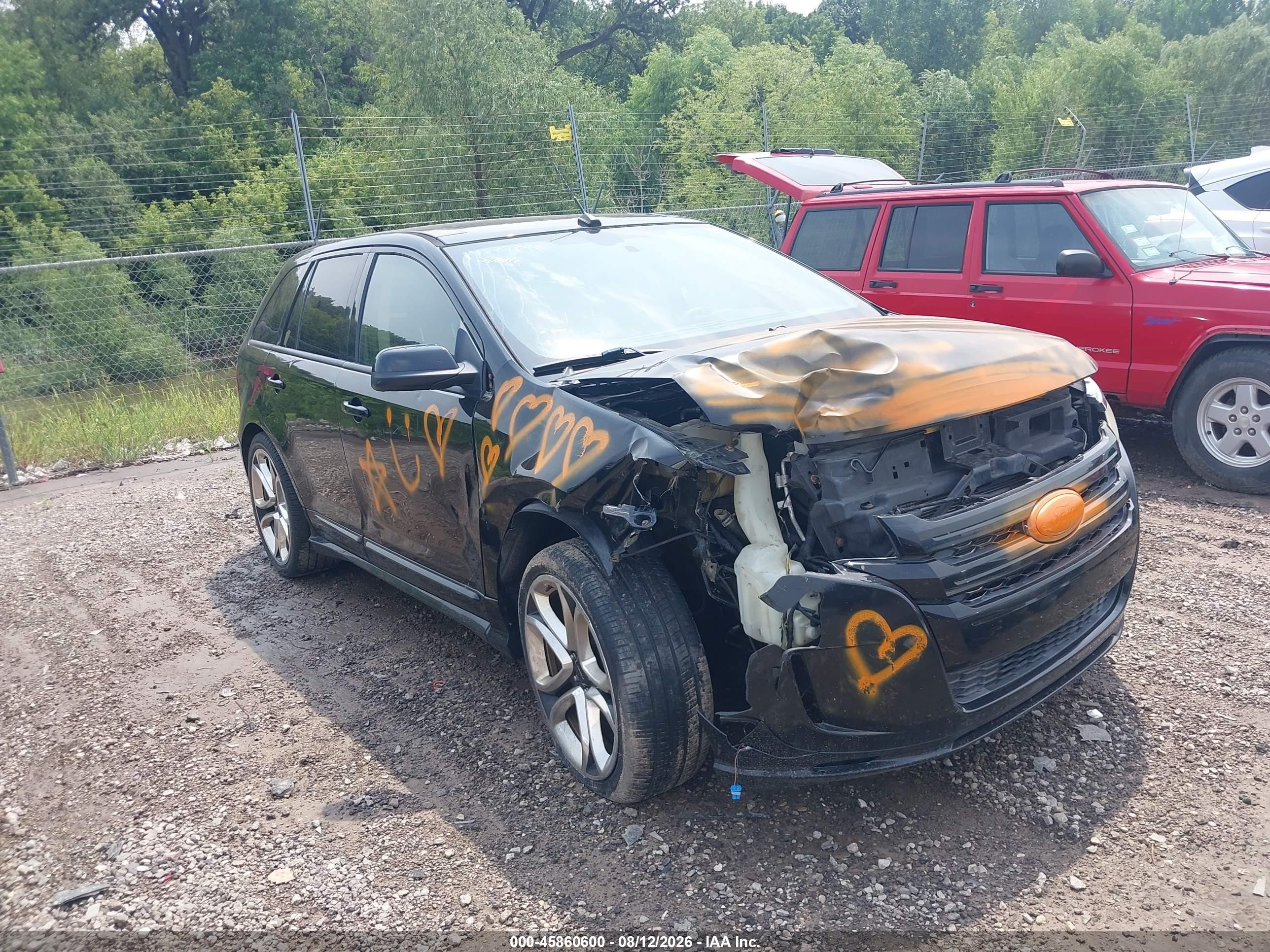 2012 Ford Edge Sport, VIN 2FMDK4AK7CBA11160 — Normal wear