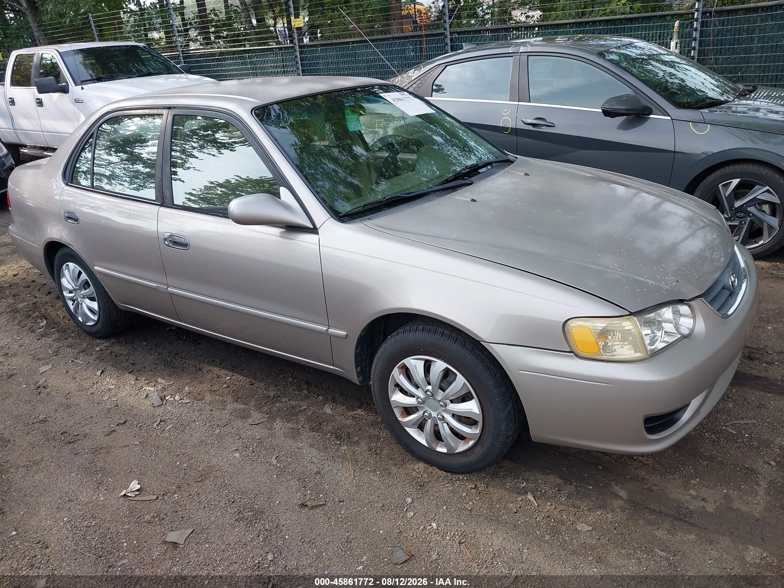 2002 Toyota Corolla LE, VIN 2T1BR12E72C522565 — Normal wear