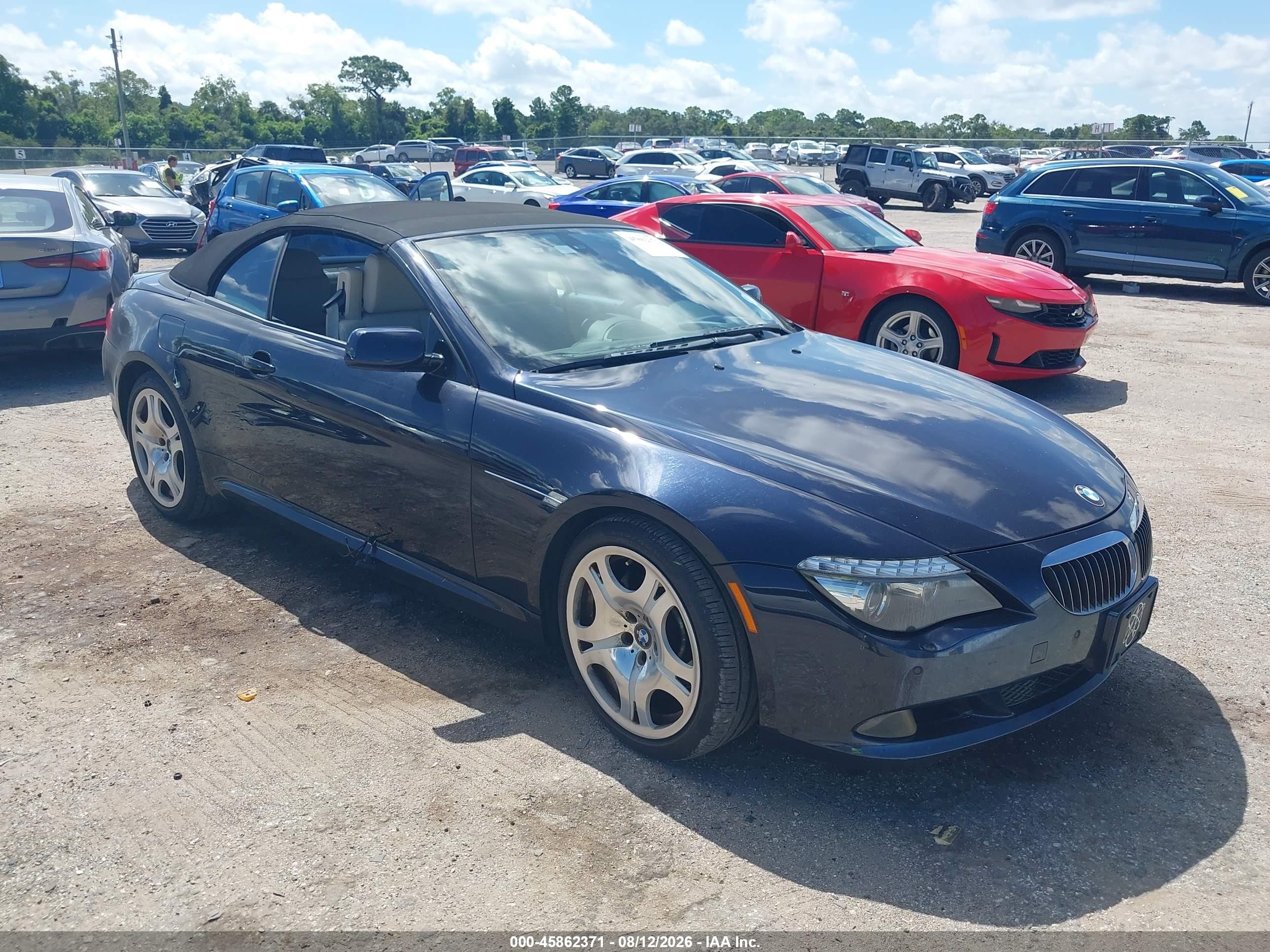 2008 BMW 6 Series 650i, VIN WBAEB535X8CX62005 — Normal wear