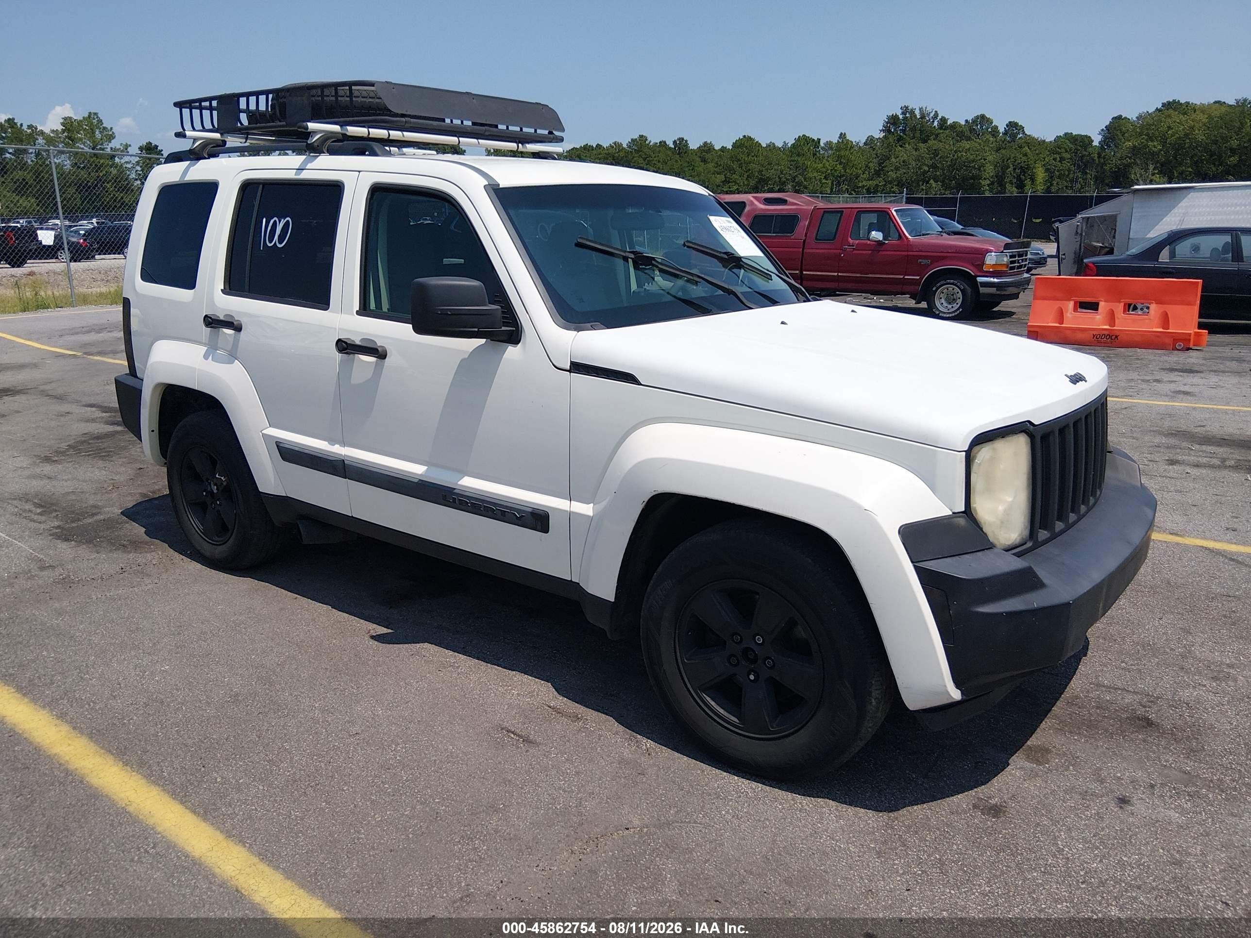 2008 Jeep Liberty Sport, VIN 1J8GN28K78W229634 — Не указано