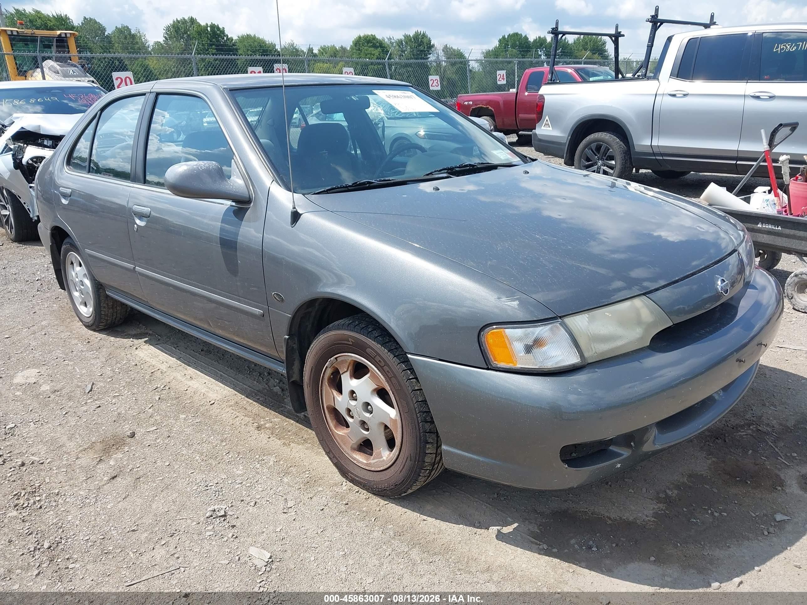 1999 Nissan Sentra XE, VIN 1N4AB41D1XC720462 — Обычный износ