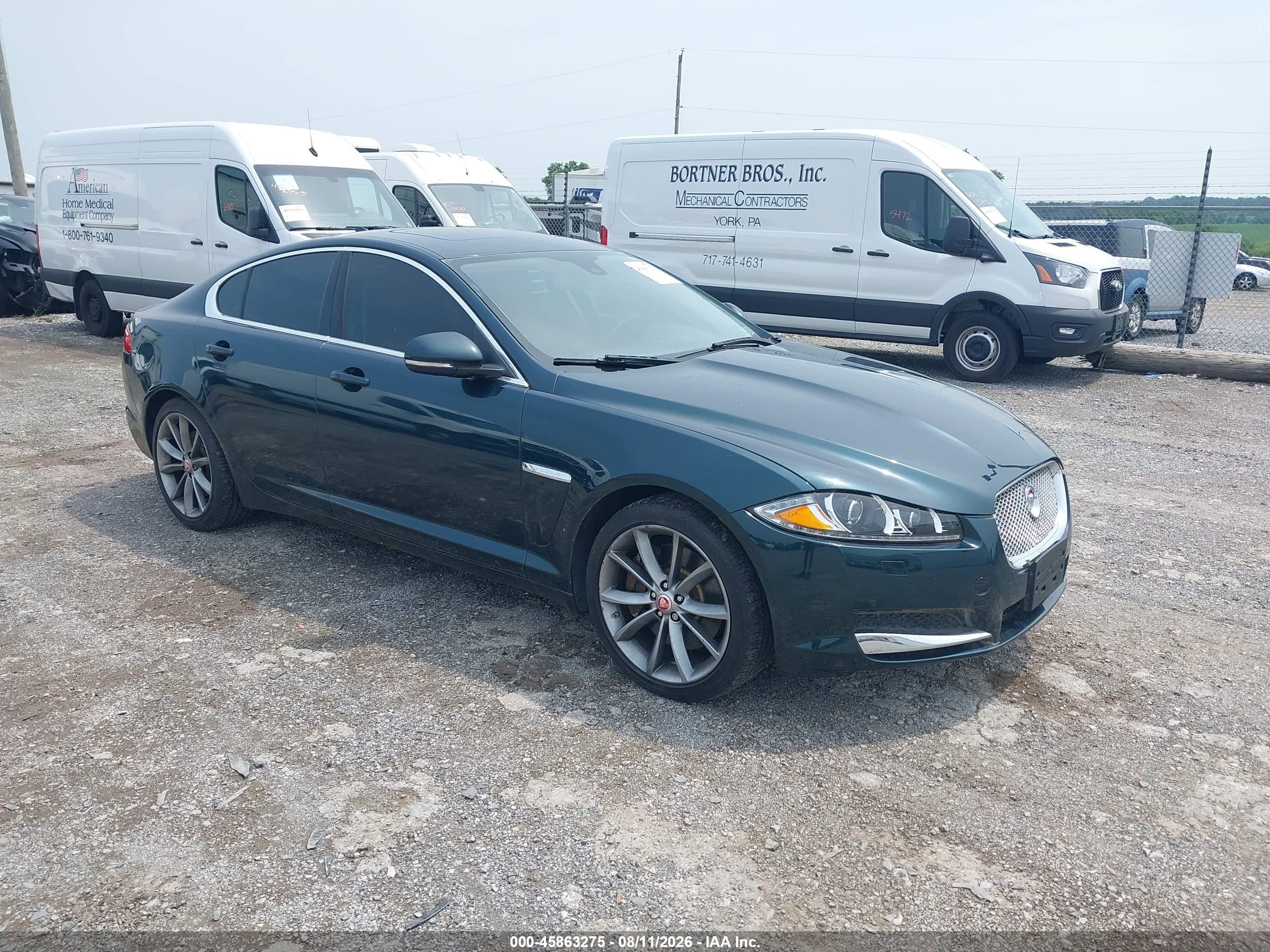 2015 Jaguar XF Portfolio, VIN SAJWJ0FF0F8U57180 — Обычный износ