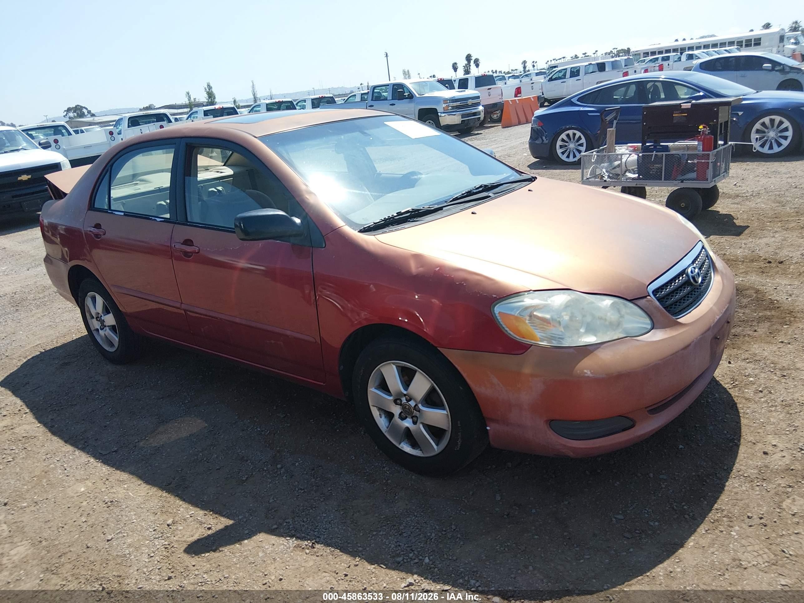 2005 Toyota Corolla S, VIN 1NXBR32E65Z404005 — Normal wear