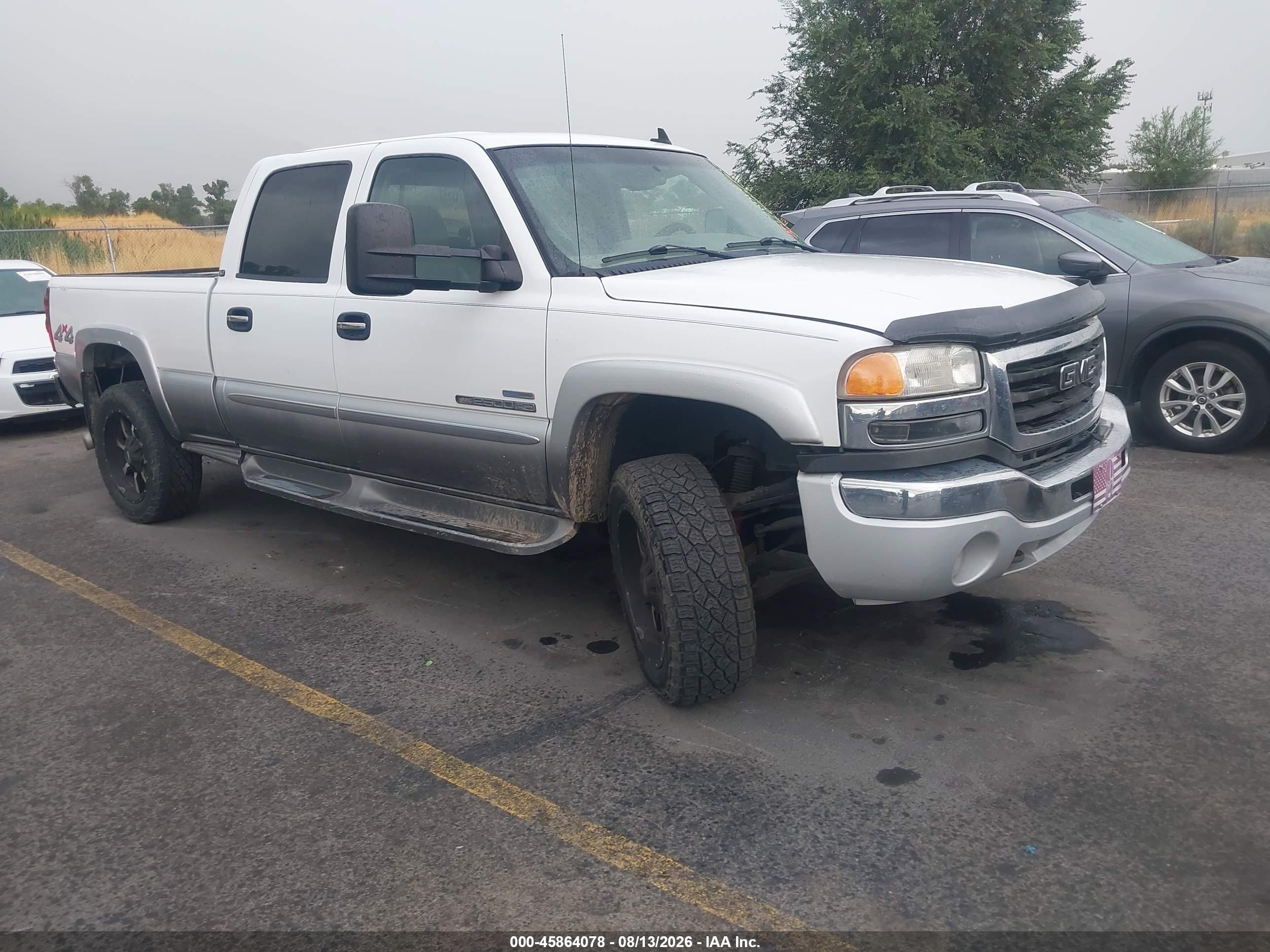 2007 GMC Sierra 2500HD SLE1, VIN 1GTHK23D07F146753 — Обычный износ